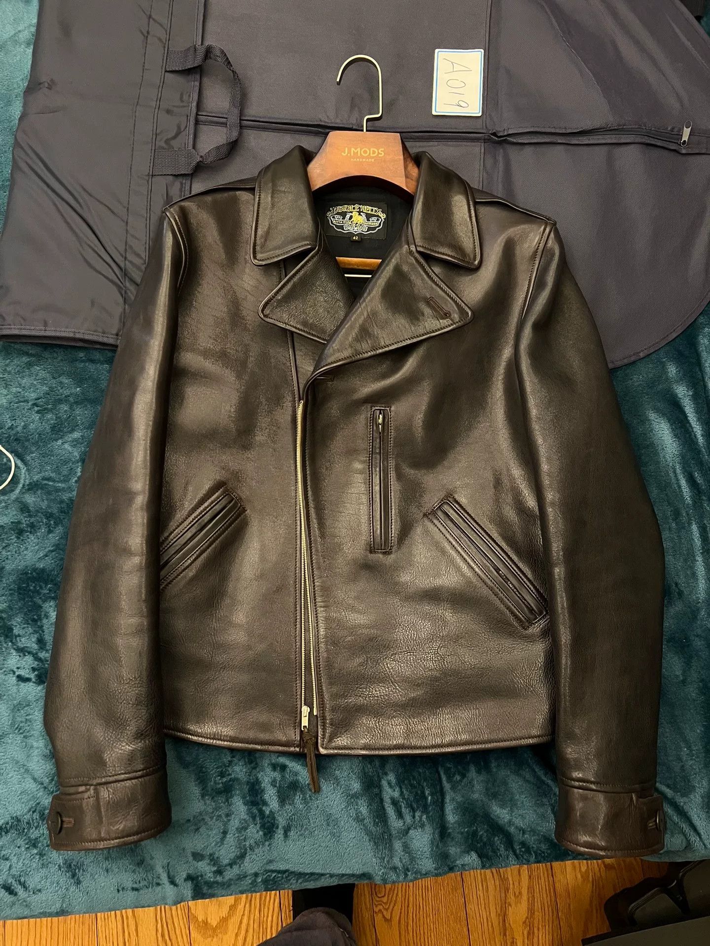 DOUBLE HELIX Double Helix Japanese Horsehide Jacket 42 Size US XS / EU 42 / 0 - 5 Thumbnail