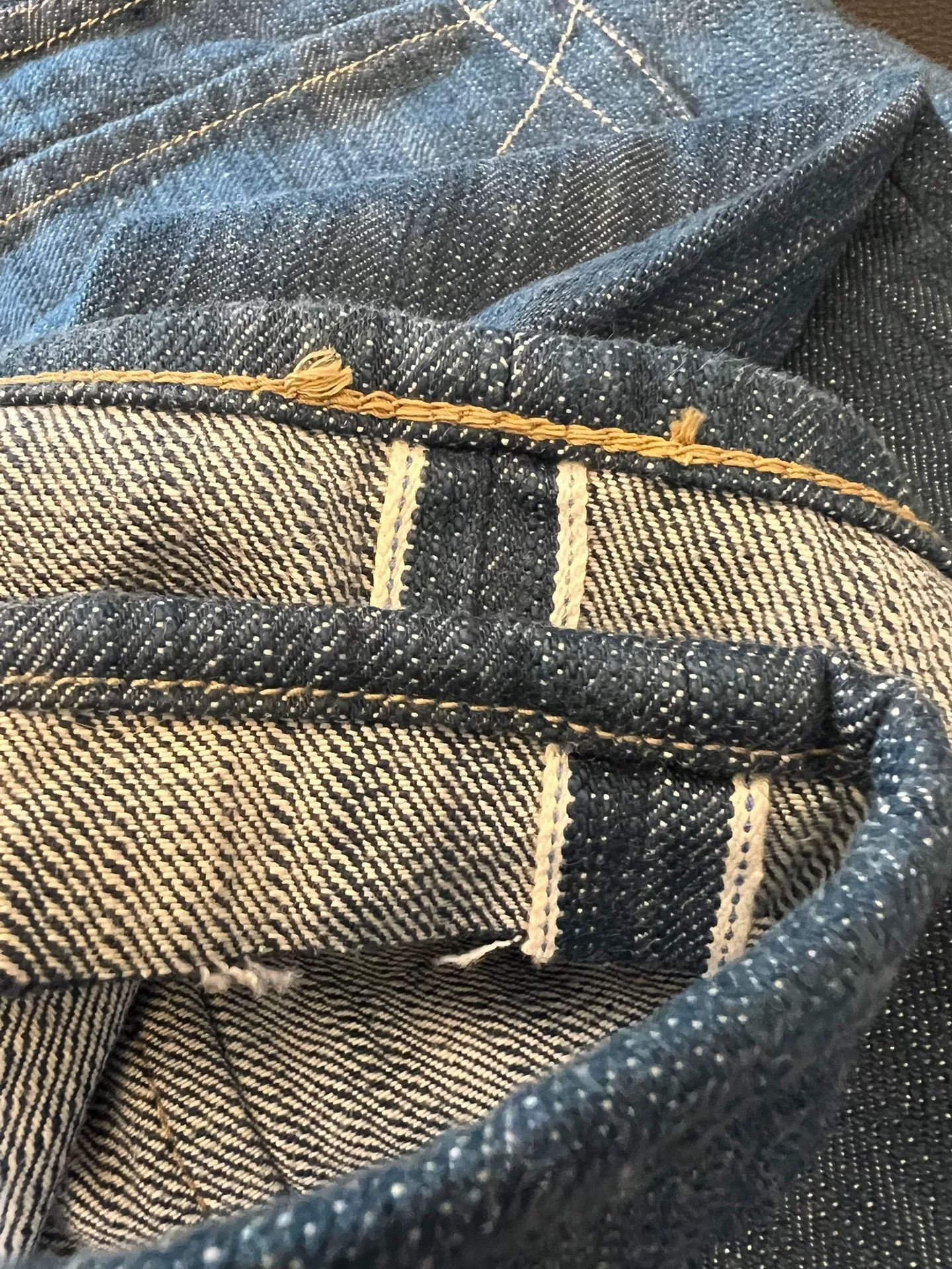 Companion Denim Companion Jan04KN Slubby Green Slim Straight Jeans Size US 33 - 6 Thumbnail