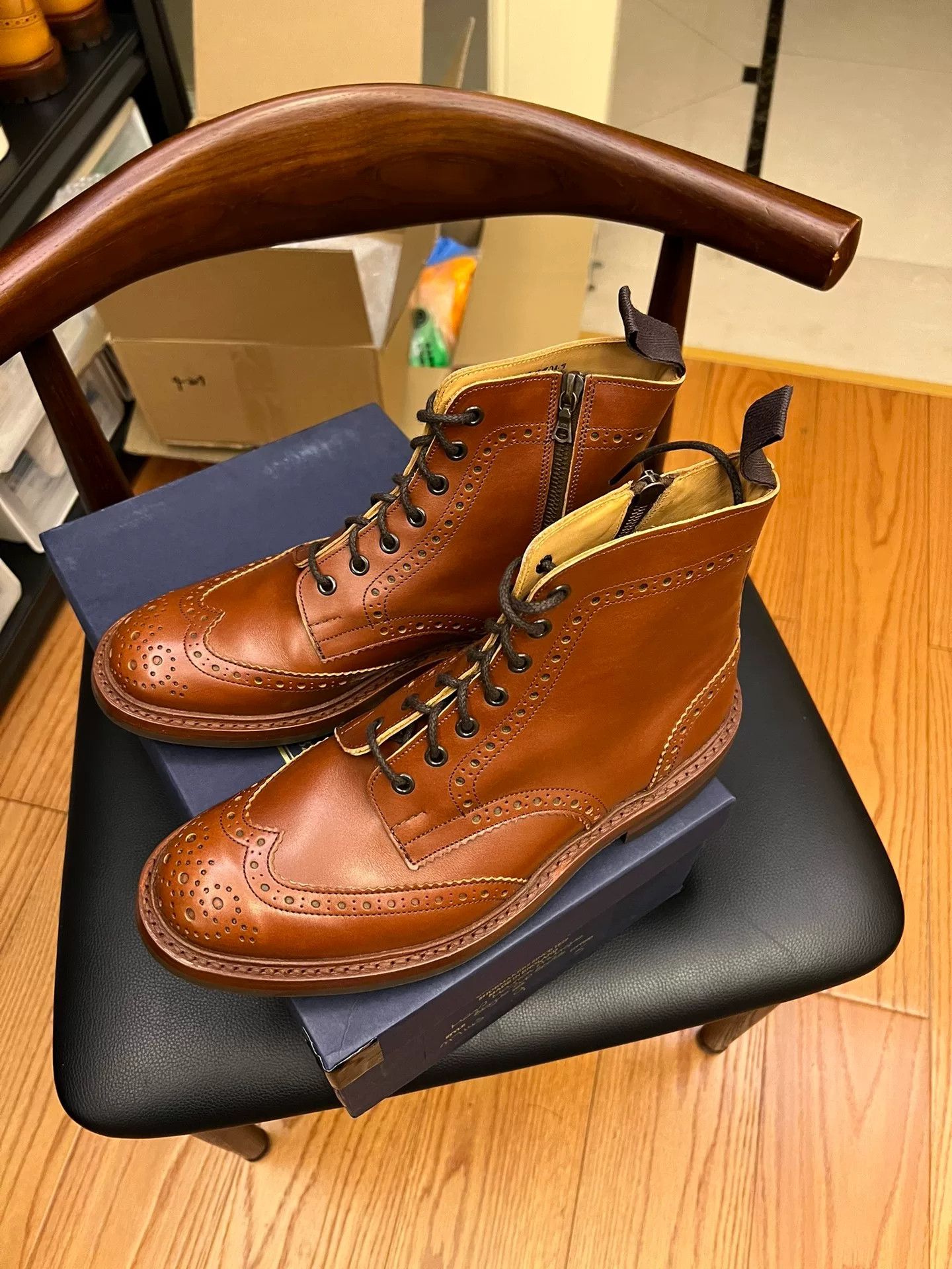 Tricker's Tricker's Stow Marron Sophnet Collab Boots Size US 10.5 / EU 43-44 - 3 Thumbnail