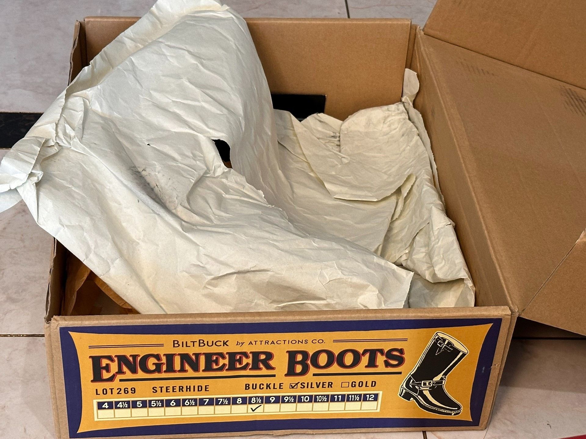 Simmons Bilt Attractions Biltbuck 269 Engineer Boots Size US 8.5 / EU 41-42 - 8 Thumbnail