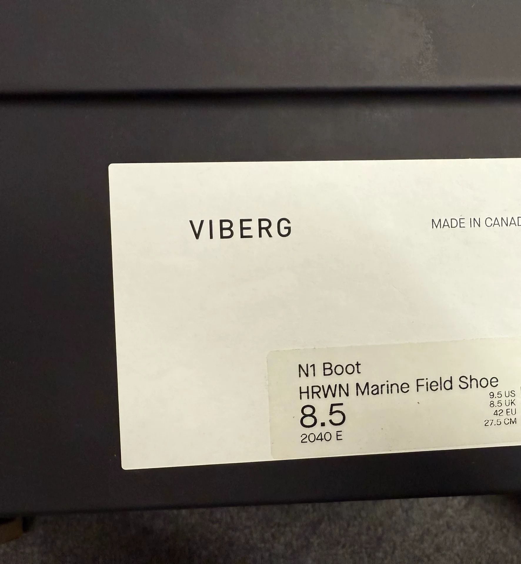 Viberg VIBERG 2040 N1 Boot Size US 8.5 / EU 41-42 - 9 Thumbnail