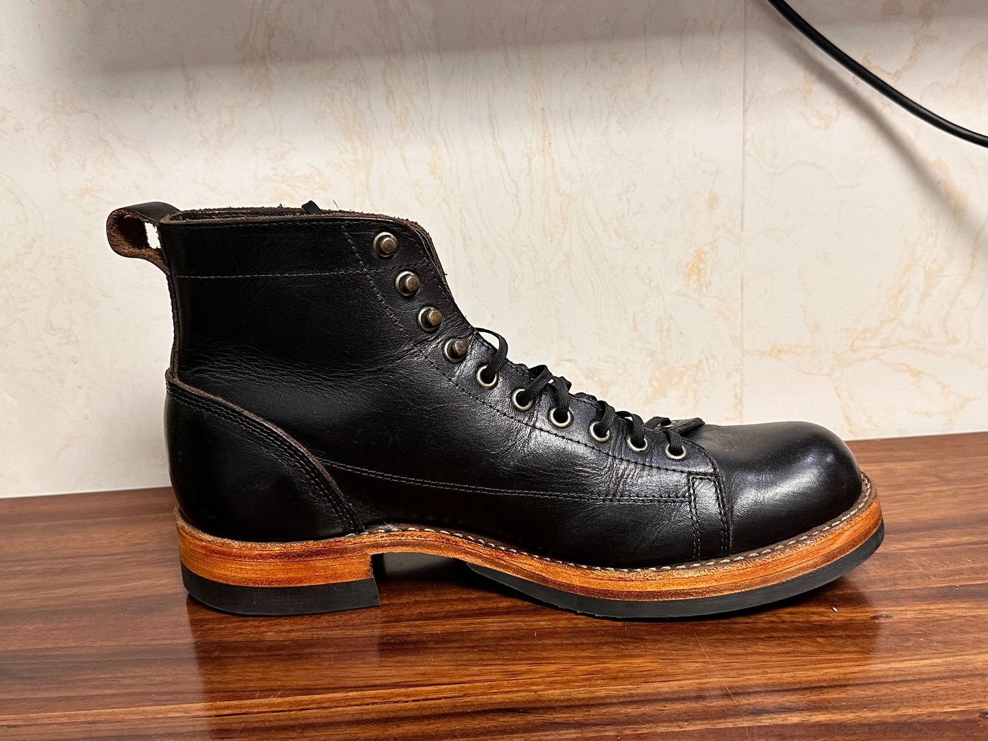 M. Julian Glad Hand Short Face Monkey Boots Size US 9 / EU 42 - 4 Thumbnail