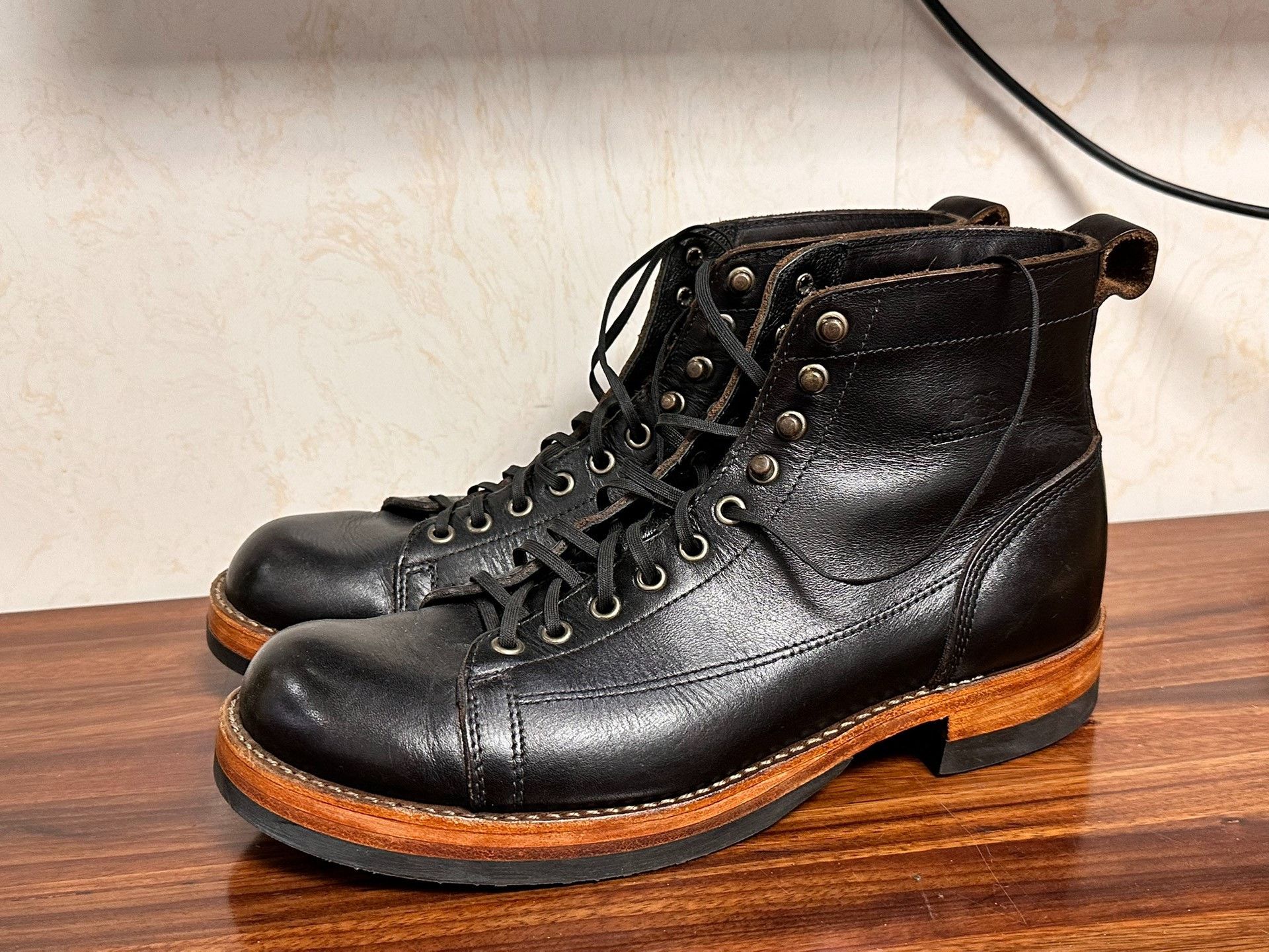 M. Julian Glad Hand Short Face Monkey Boots Size US 9 / EU 42 - 2 Thumbnail