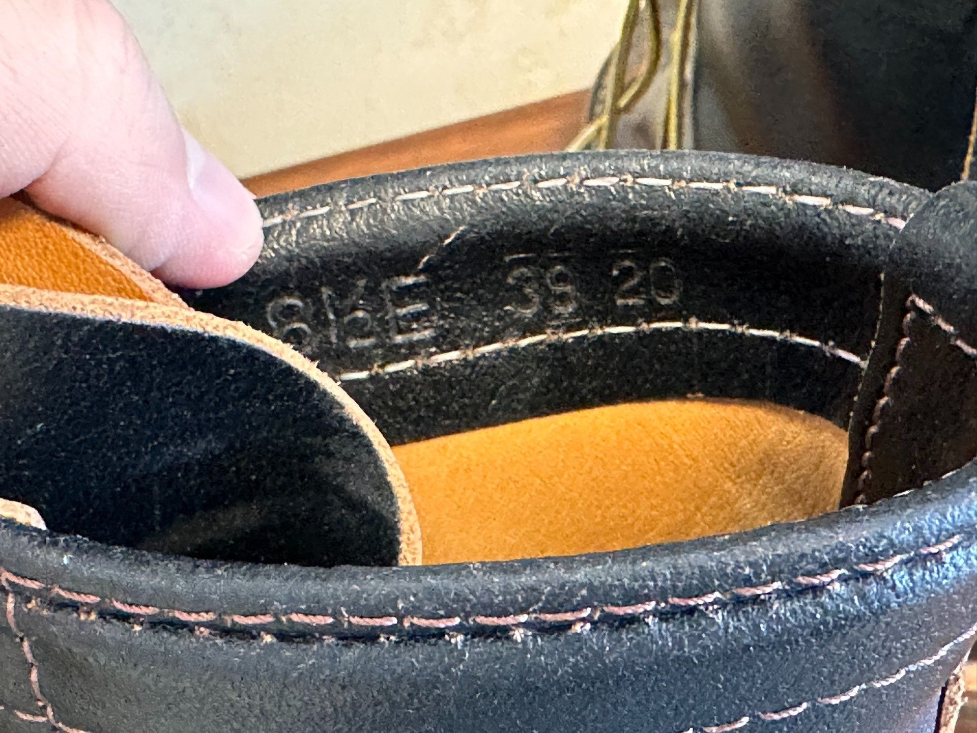 WESCO Wesco Warren Navy Waxed Leather Shoes Size US 8.5 / EU 41-42 - 7 Thumbnail