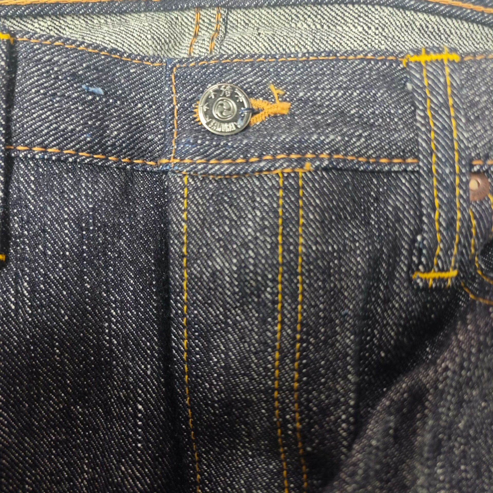 Samurai Jeans Samurai S110J Straight Blade Denim Jeans Size US 34 / EU 50 - 3 Thumbnail
