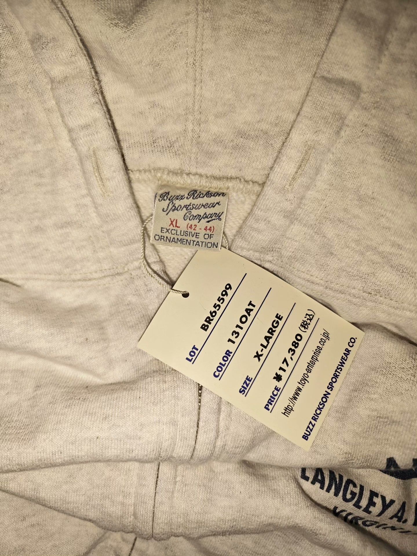 Buzz Rickson's Buzz Rickson's US Air Force Zip Hoodie Size US XL / EU 56 / 4 - 3 Thumbnail