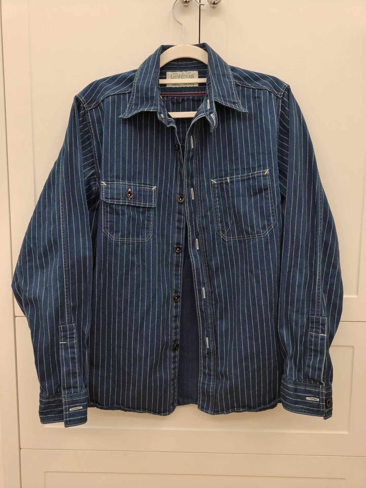 Sugar Cane Sugar Cane Wabash Striped Long Sleeve Shirt Size US S / EU 44-46 / 1 - 2 Thumbnail