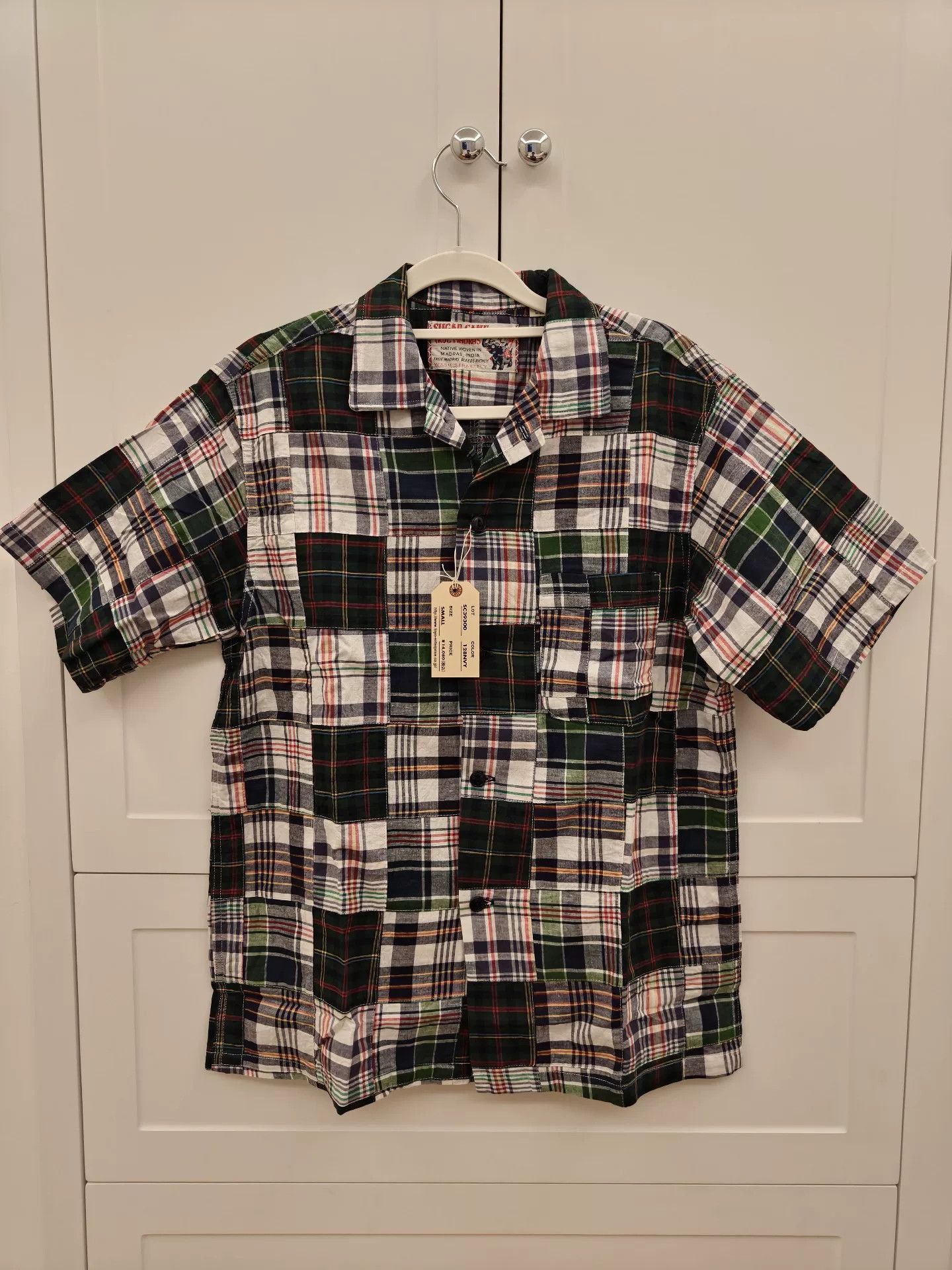 Sugar Cane SUGARCANE Check Short-Sleeve Shirt Size US S / EU 44-46 / 1 - 2 Thumbnail