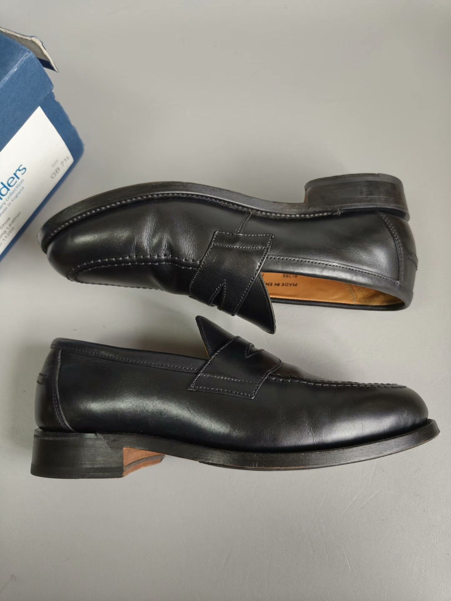 Sanders Sanders UK-Made Penny Loafer Size US 8 / EU 41 - 5 Thumbnail