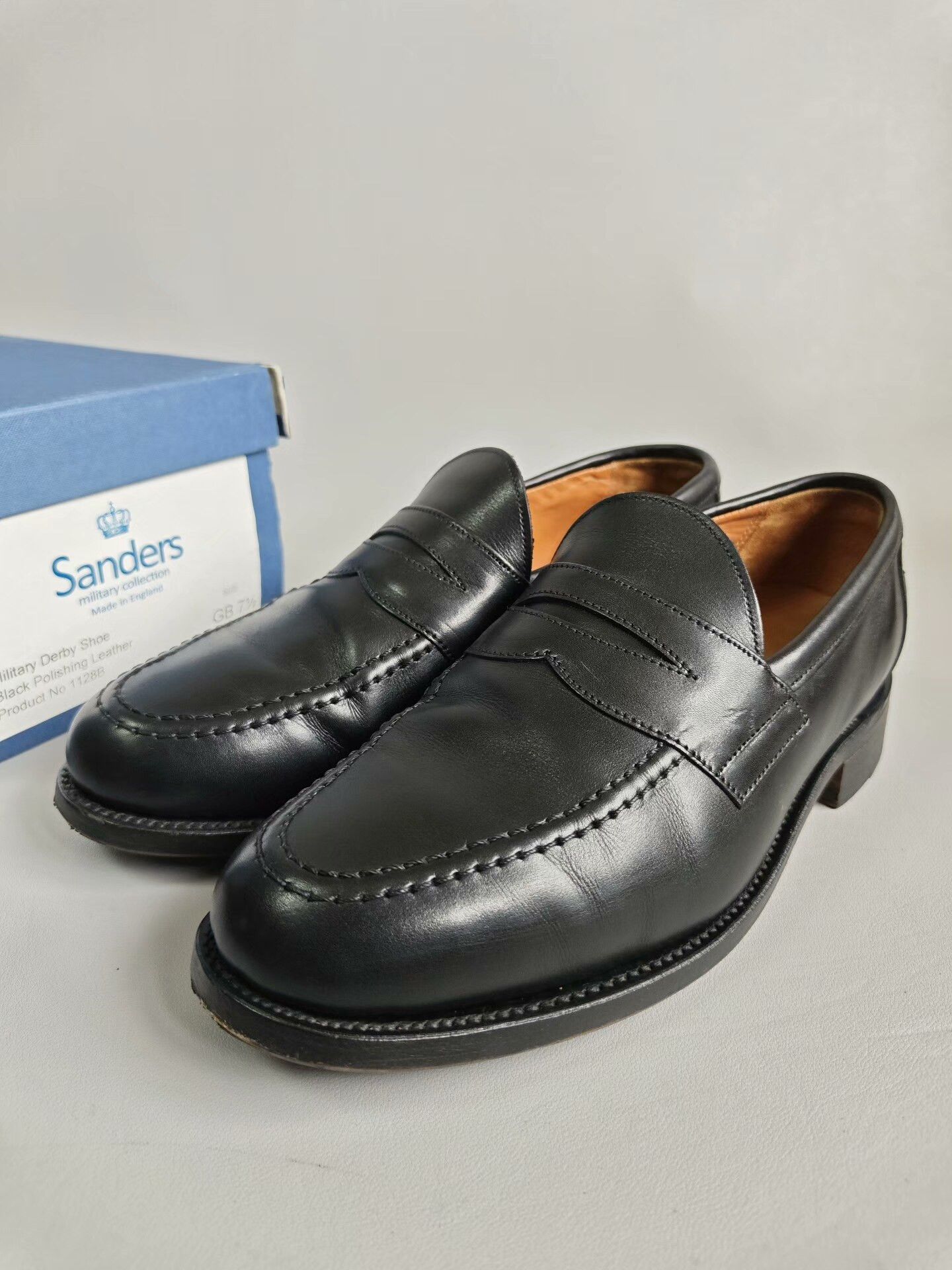 Sanders Sanders UK-Made Penny Loafer Size US 8 / EU 41 - 3 Thumbnail
