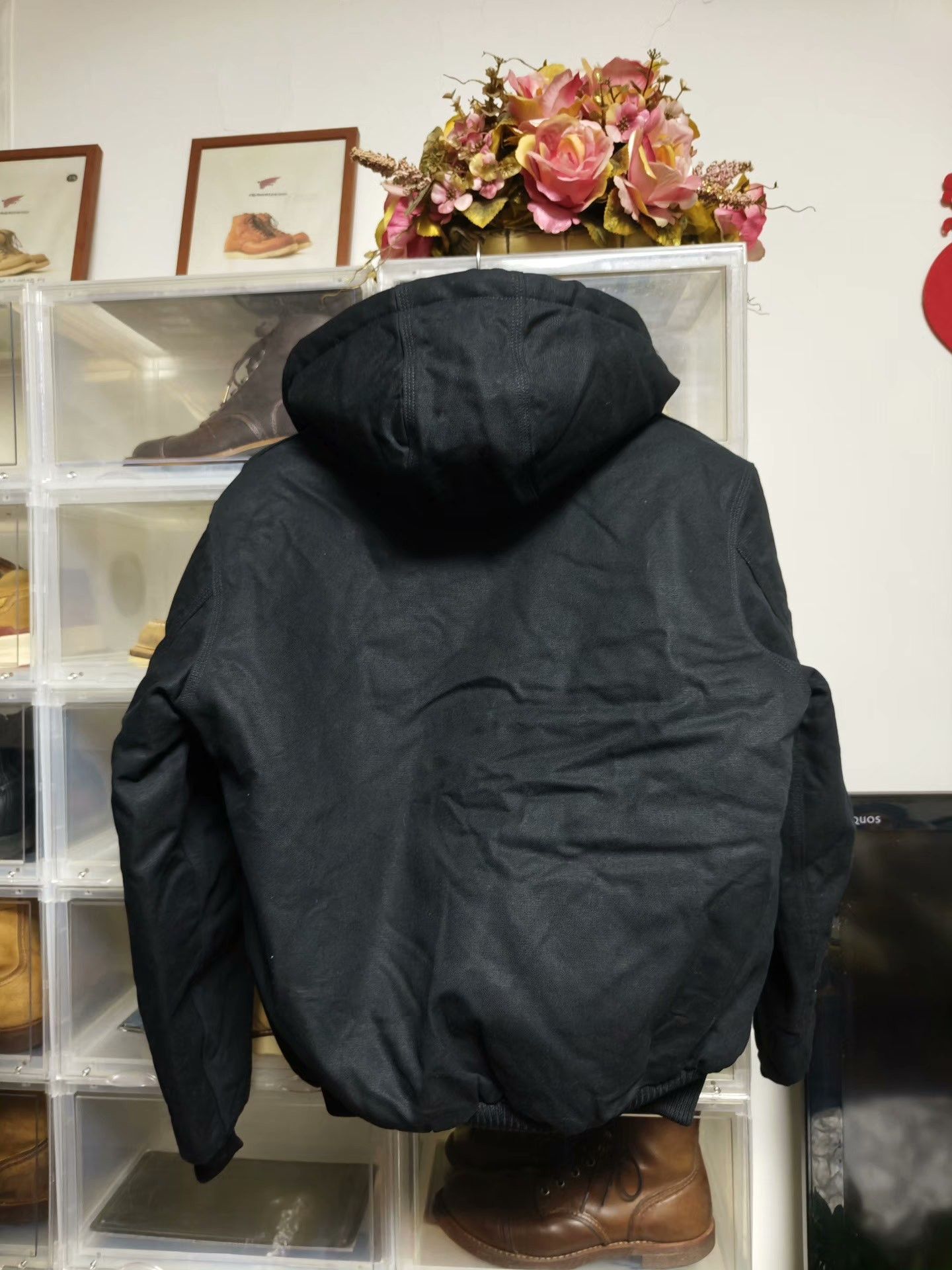 Carhartt Carhartt J140 Black Hooded Jacket S Size US S / EU 44-46 / 1 - 2 Thumbnail