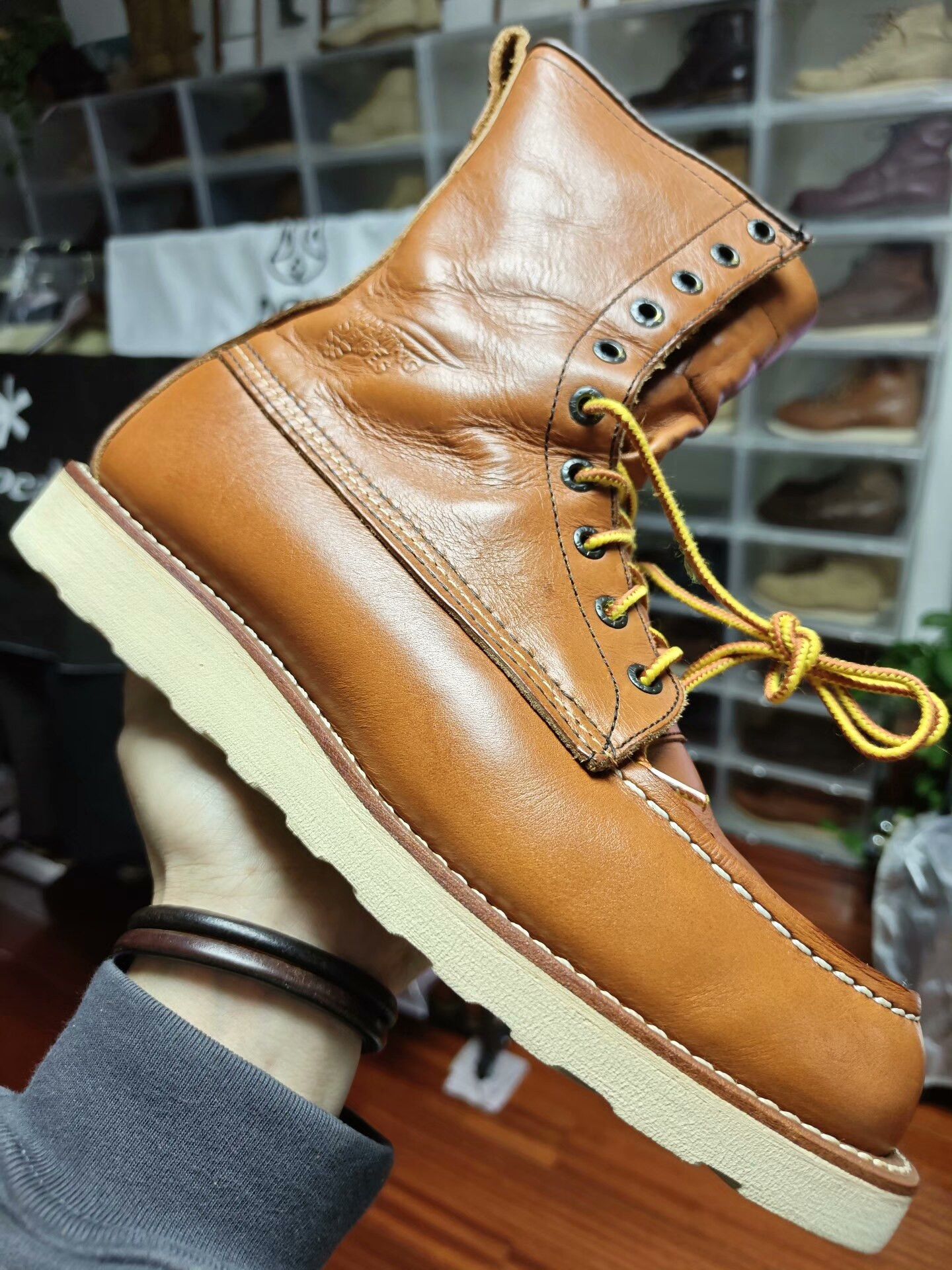 Red Wing Red Wing 10877 High-Top Work Boots Size US 8.5 / EU 41-42 - 5 Thumbnail