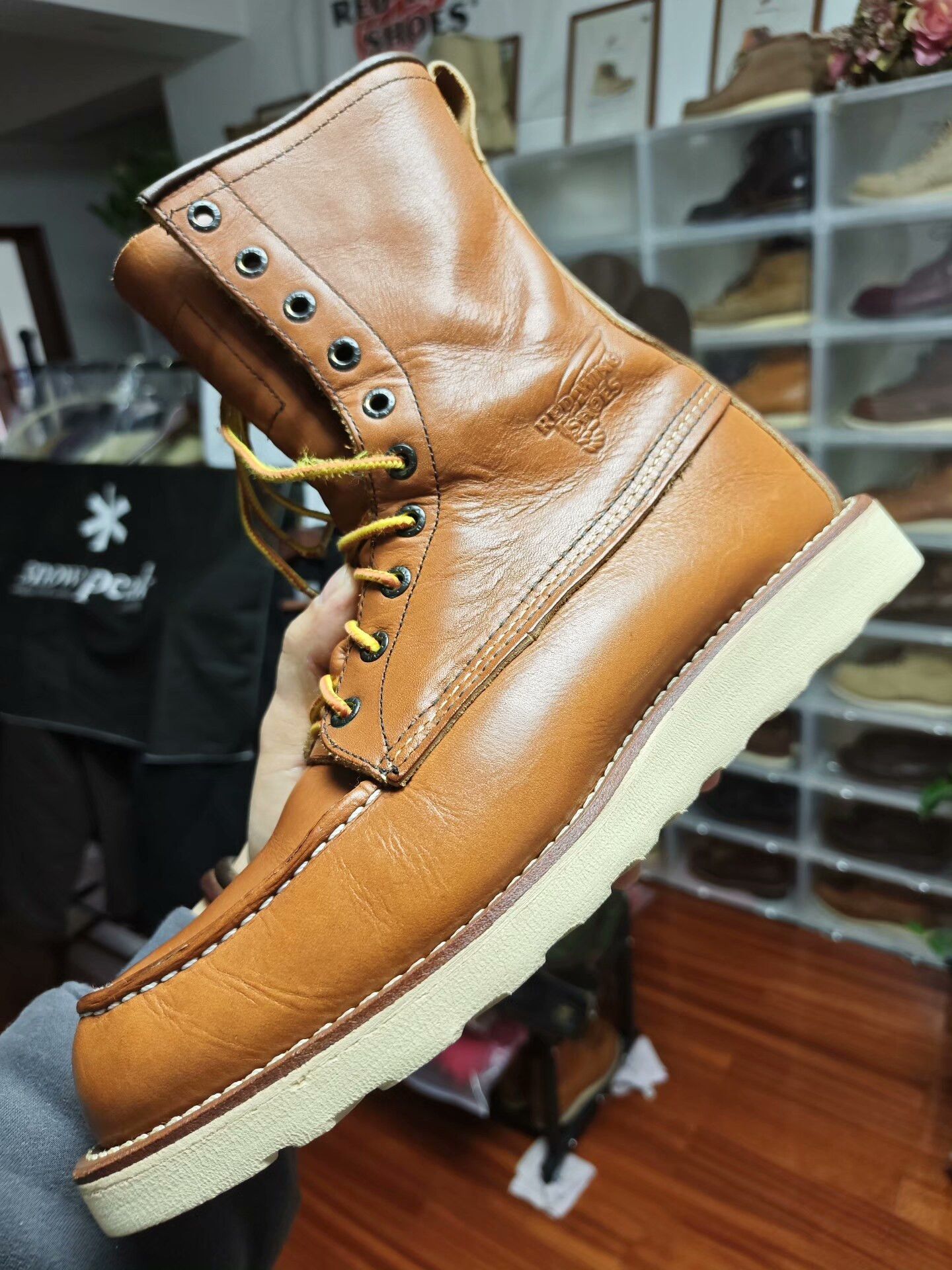 Red Wing Red Wing 10877 High-Top Work Boots Size US 8.5 / EU 41-42 - 3 Thumbnail