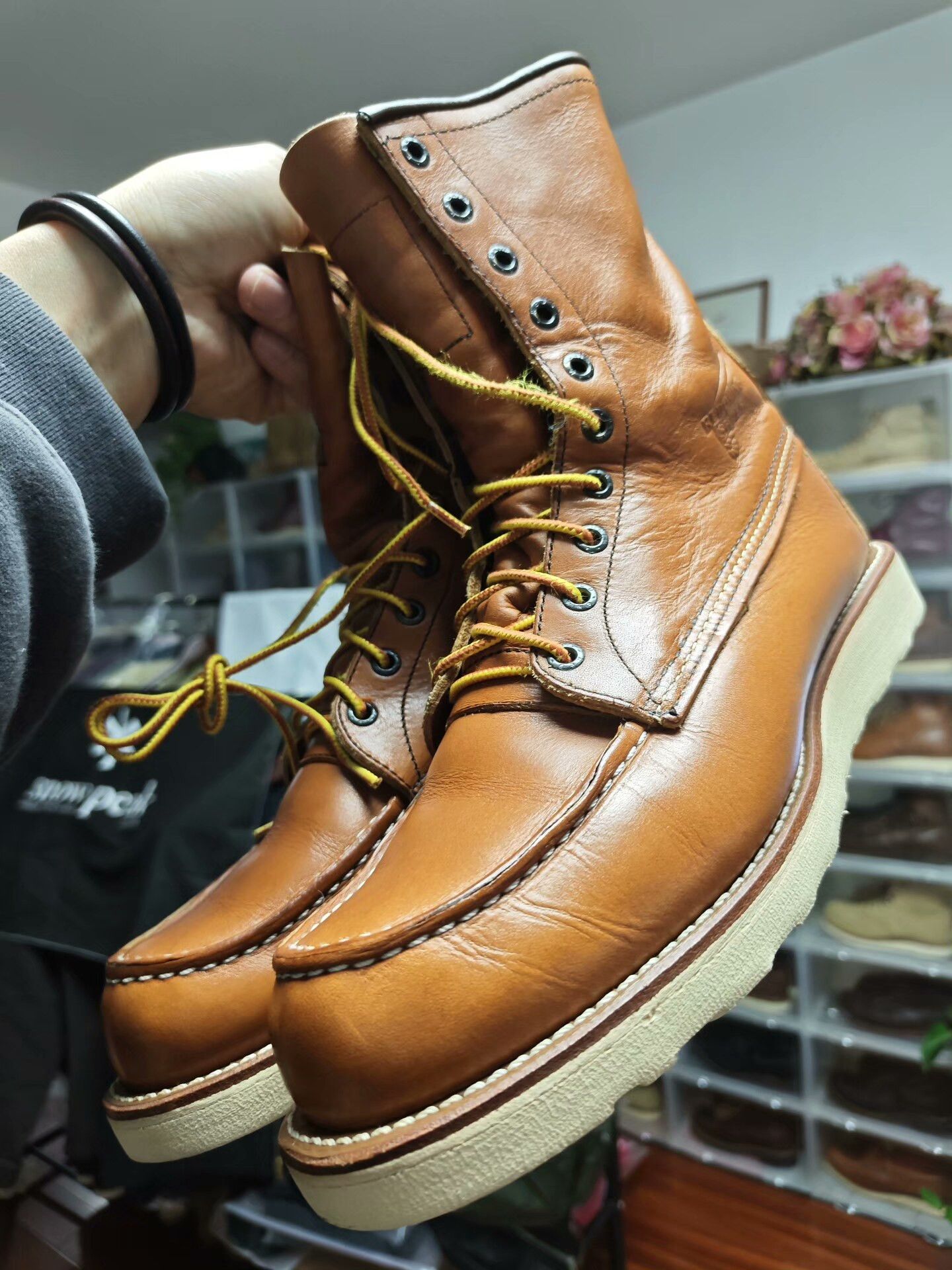 Red Wing Red Wing 10877 High-Top Work Boots Size US 8.5 / EU 41-42 - 2 Thumbnail