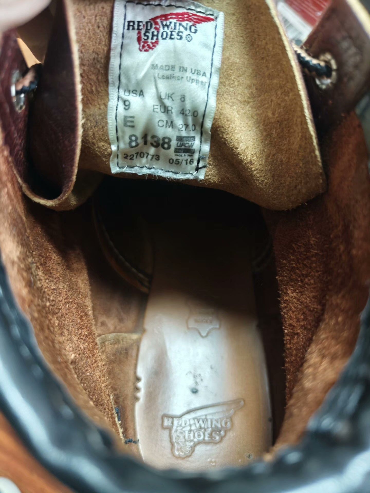 Red Wing Red Wing 8138 Lychee Grain Size US 9 / EU 42 - 9 Thumbnail