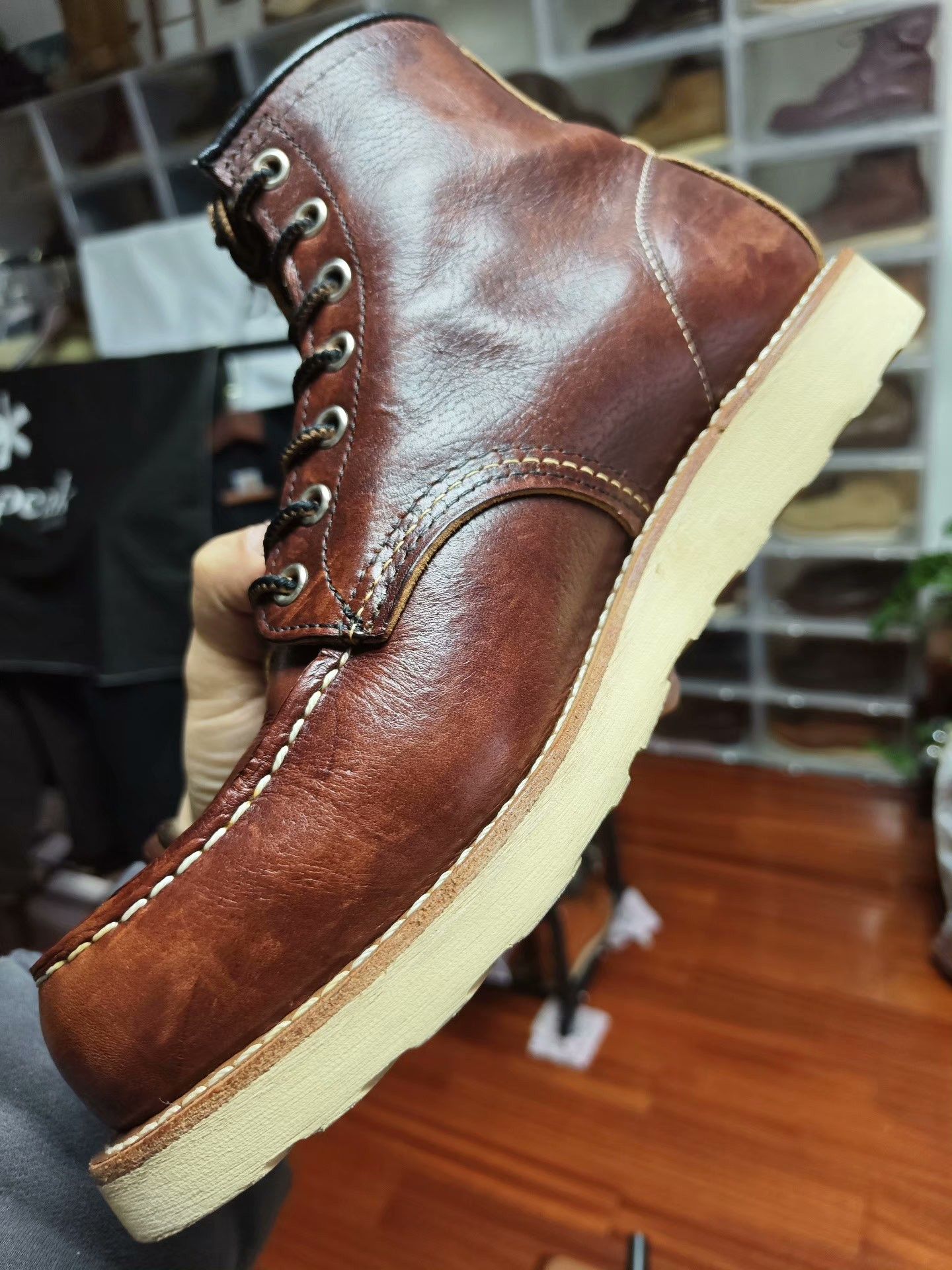 Red Wing Red Wing 8138 Lychee Grain Size US 9 / EU 42 - 6 Thumbnail