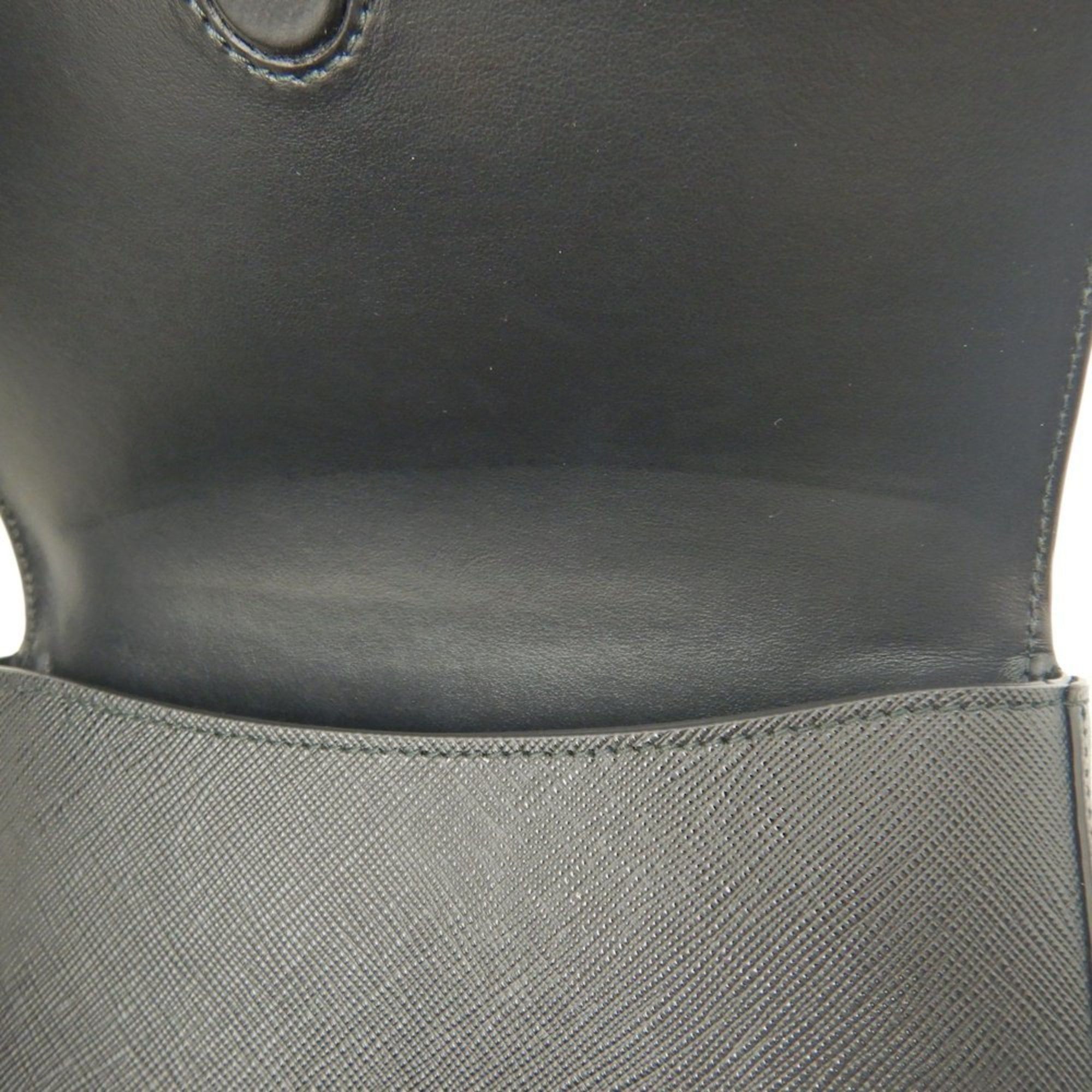 Prada PRADA 2VD061 Saffiano Leather Shoulder Bag, NERO, Women's, 253601 Size ONE SIZE - 12 Thumbnail