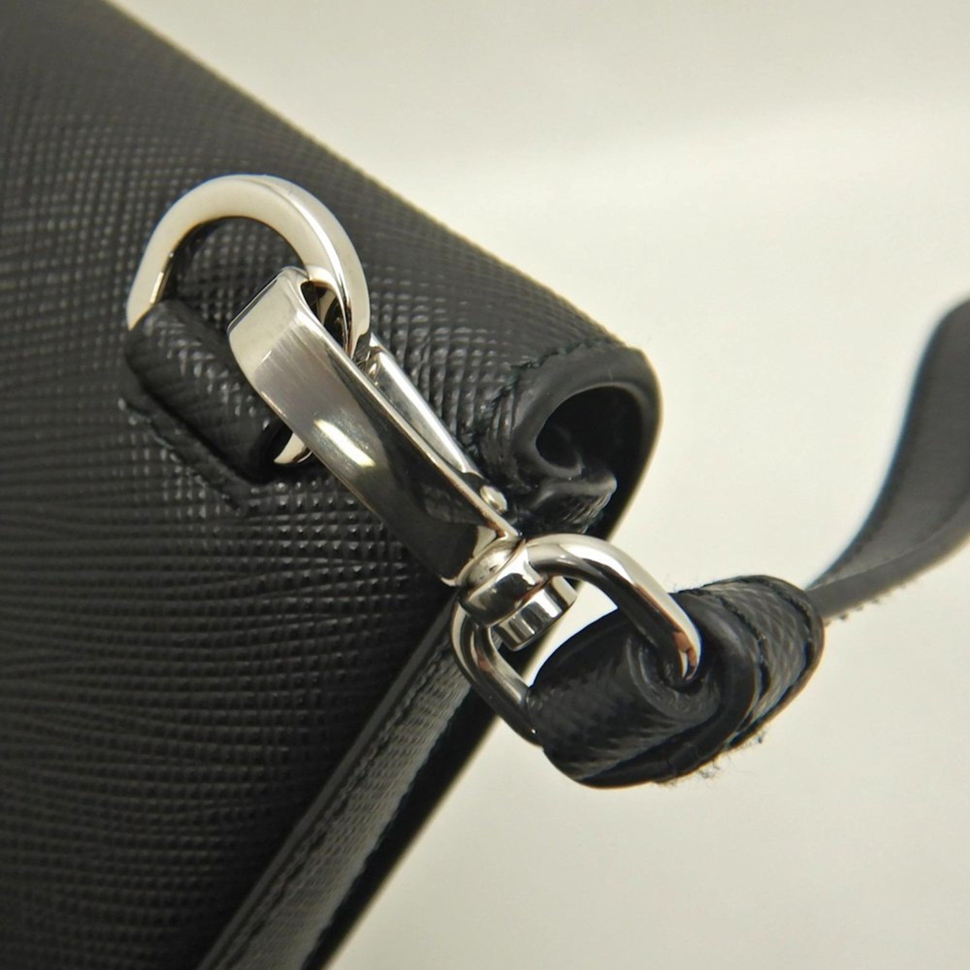 Prada PRADA 2VD061 Saffiano Leather Shoulder Bag, NERO, Women's, 253601 Size ONE SIZE - 10 Thumbnail
