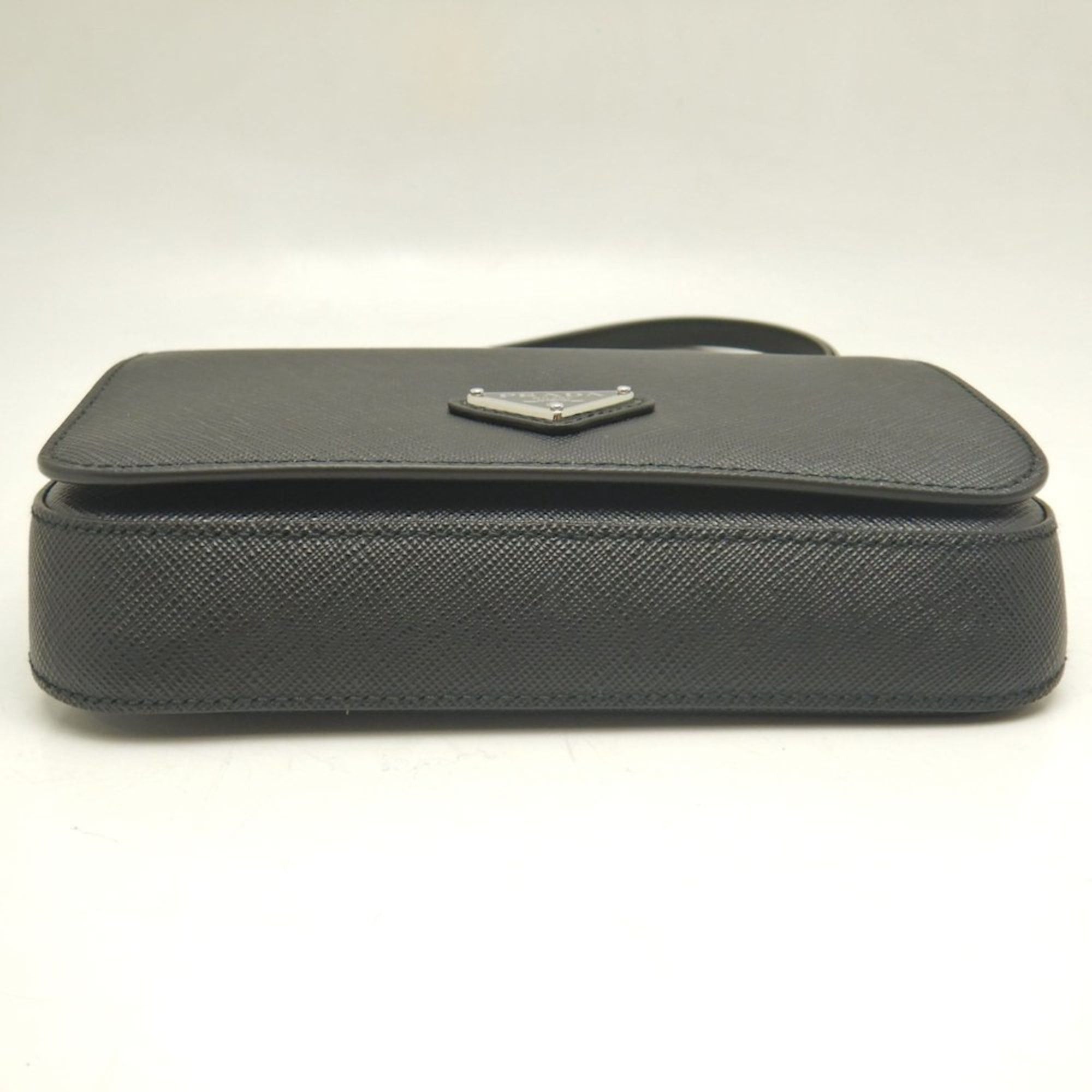Prada PRADA 2VD061 Saffiano Leather Shoulder Bag, NERO, Women's, 253601 Size ONE SIZE - 5 Thumbnail