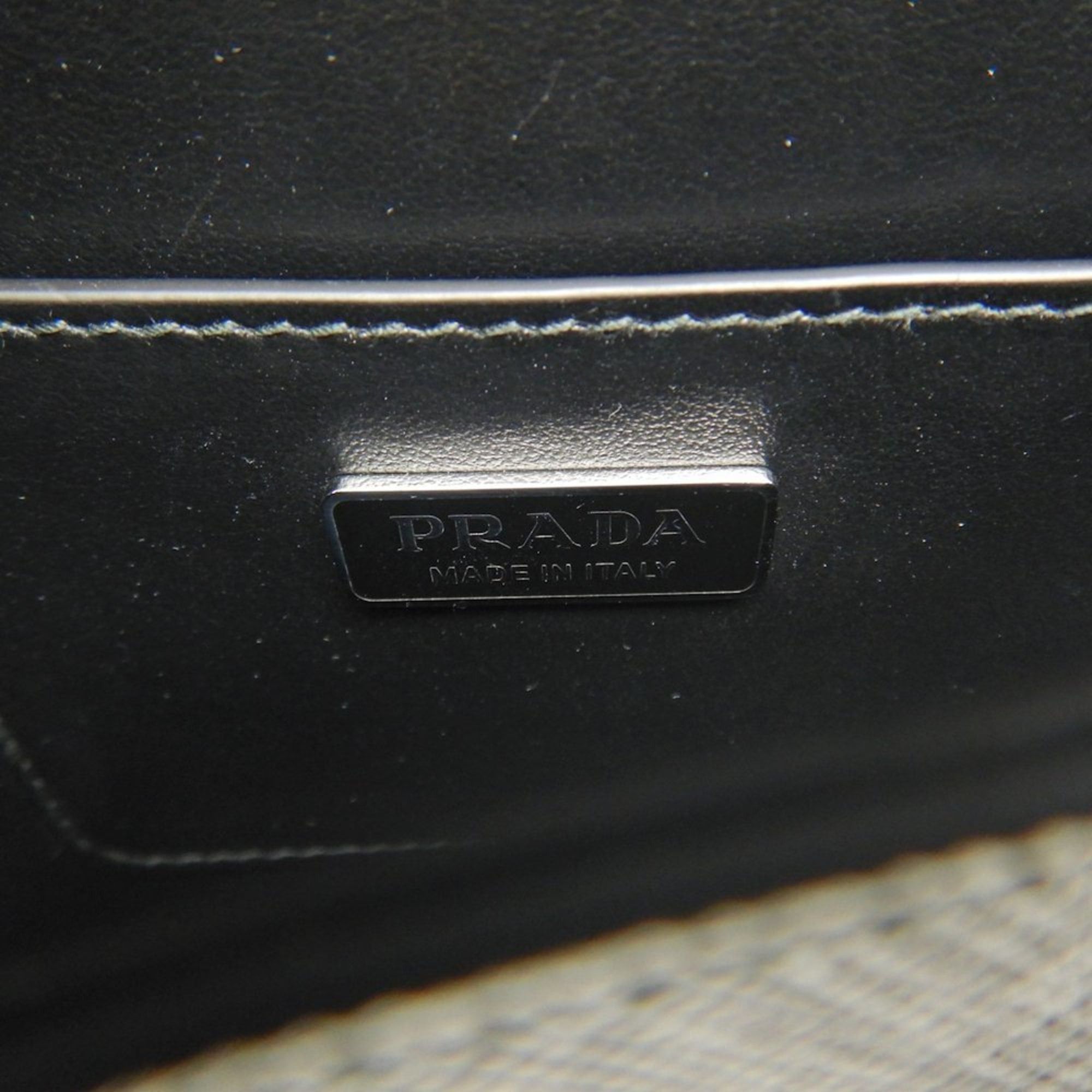 Prada PRADA 2VD061 Saffiano Leather Shoulder Bag, NERO, Women's, 253601 Size ONE SIZE - 13 Thumbnail