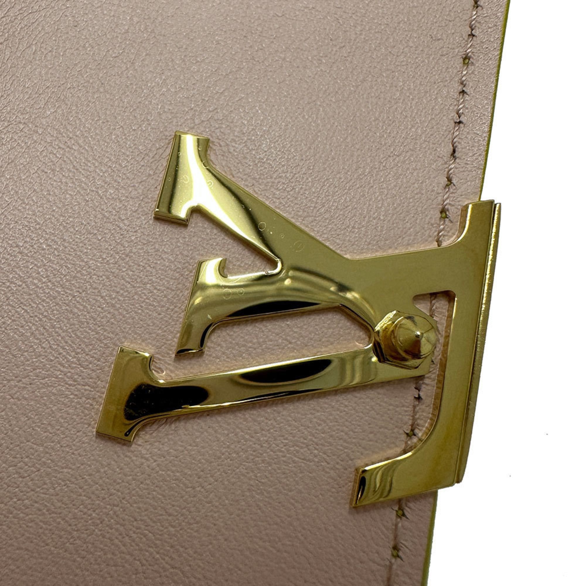 Louis Vuitton Louis Vuitton Women's Tri-fold Wallet, Taurillon Leather, Portefeuille Capucines XS Cedra, M81230, Yellow and Pink, Mini Wallet Size ONE SIZE - 9 Thumbnail