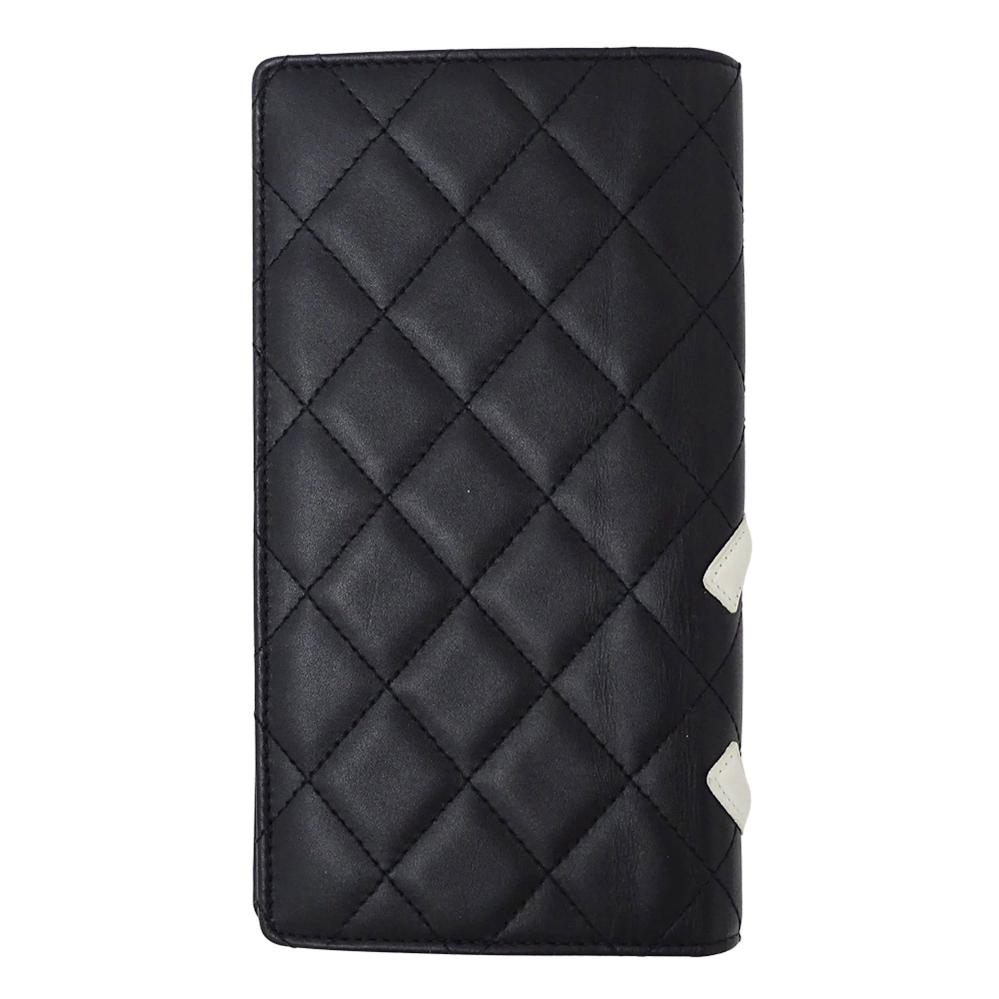 Chanel Chanel Cambon Women's Long Wallet in Black Lambskin, Bifold Size ONE SIZE - 2 Thumbnail