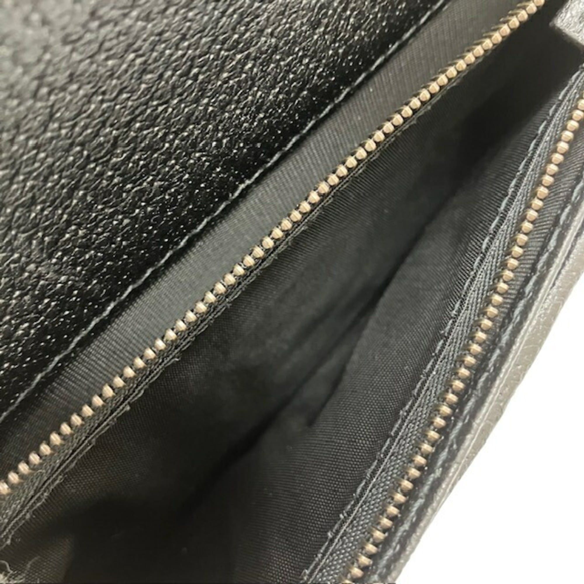 Gucci GUCCI GG Marmont Long Wallet 428740 Black Leather Bifold for Men and Women Size ONE SIZE - 8 Thumbnail