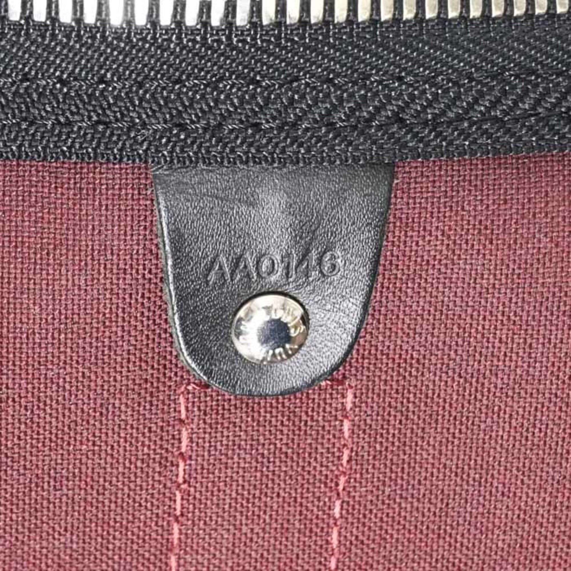 Louis Vuitton Louis Vuitton Boston Bag Monogram Macassar Keepall Bandouliere 55 Brown M56714 Size ONE SIZE - 13 Thumbnail