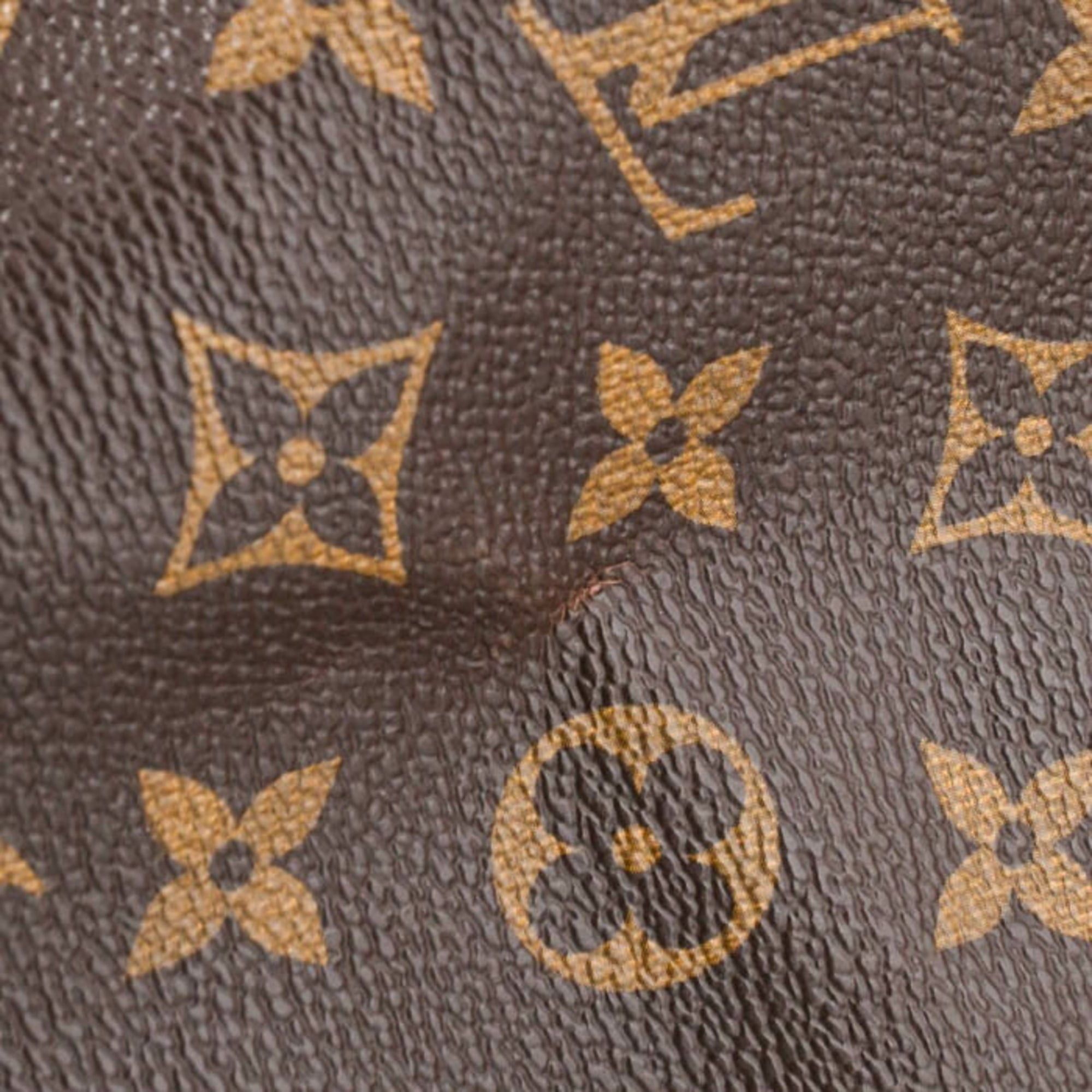 Louis Vuitton Louis Vuitton Boston Bag Monogram Macassar Keepall Bandouliere 55 Brown M56714 Size ONE SIZE - 10 Thumbnail