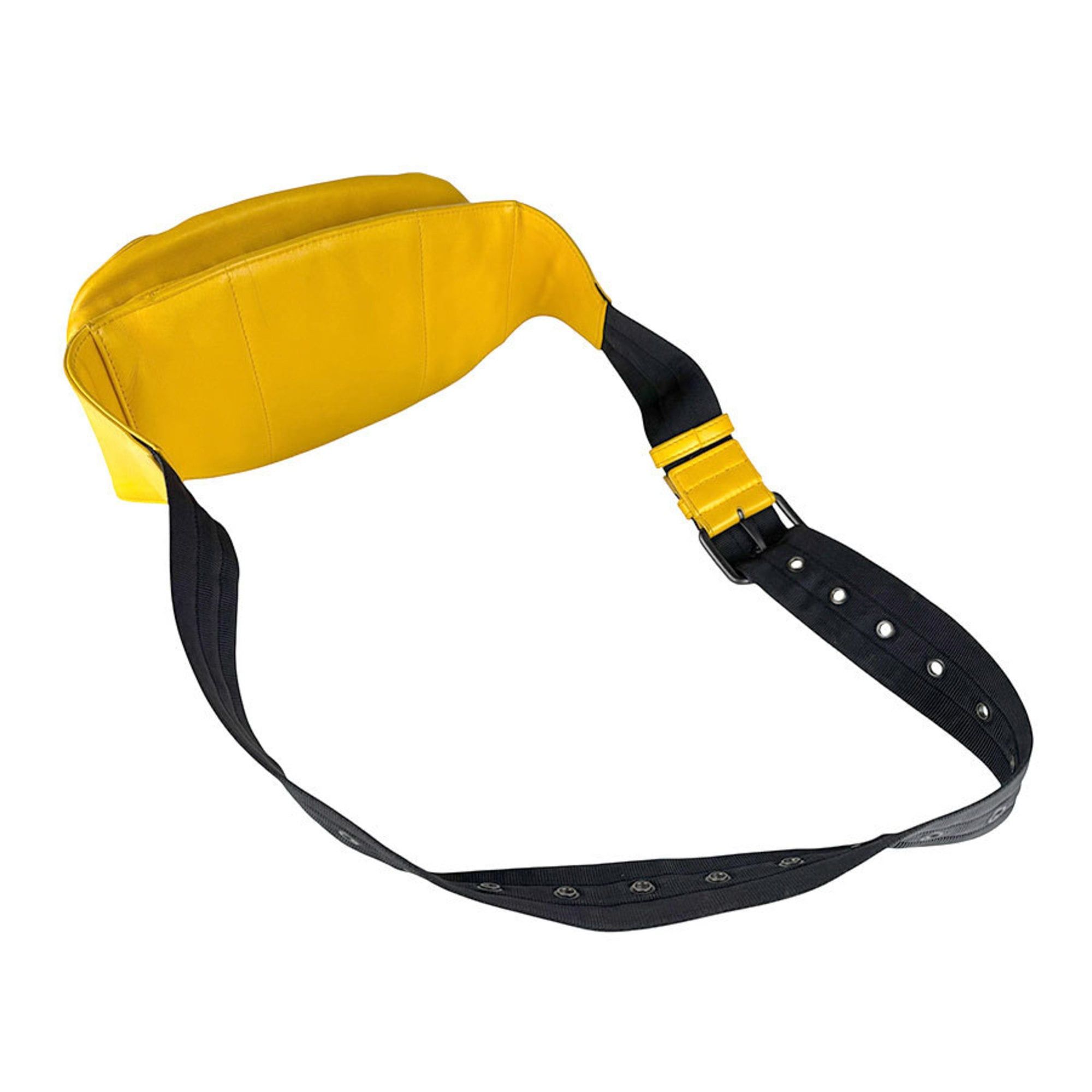 Bottega Veneta Bottega Veneta waist bag in yellow intrecciato leather for men and women. Free shipping. Z8842 Size ONE SIZE - 10 Thumbnail
