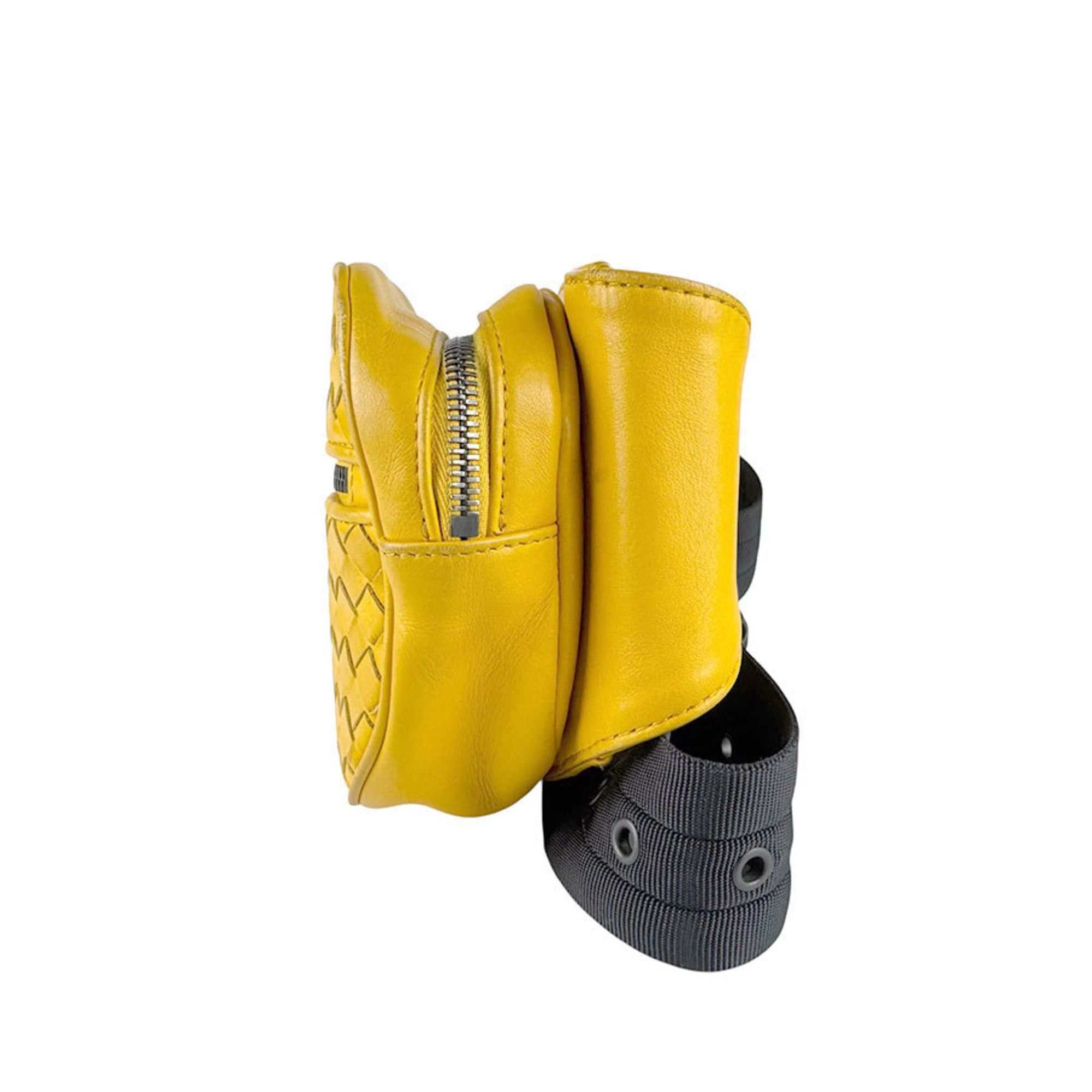 Bottega Veneta Bottega Veneta waist bag in yellow intrecciato leather for men and women. Free shipping. Z8842 Size ONE SIZE - 2 Thumbnail