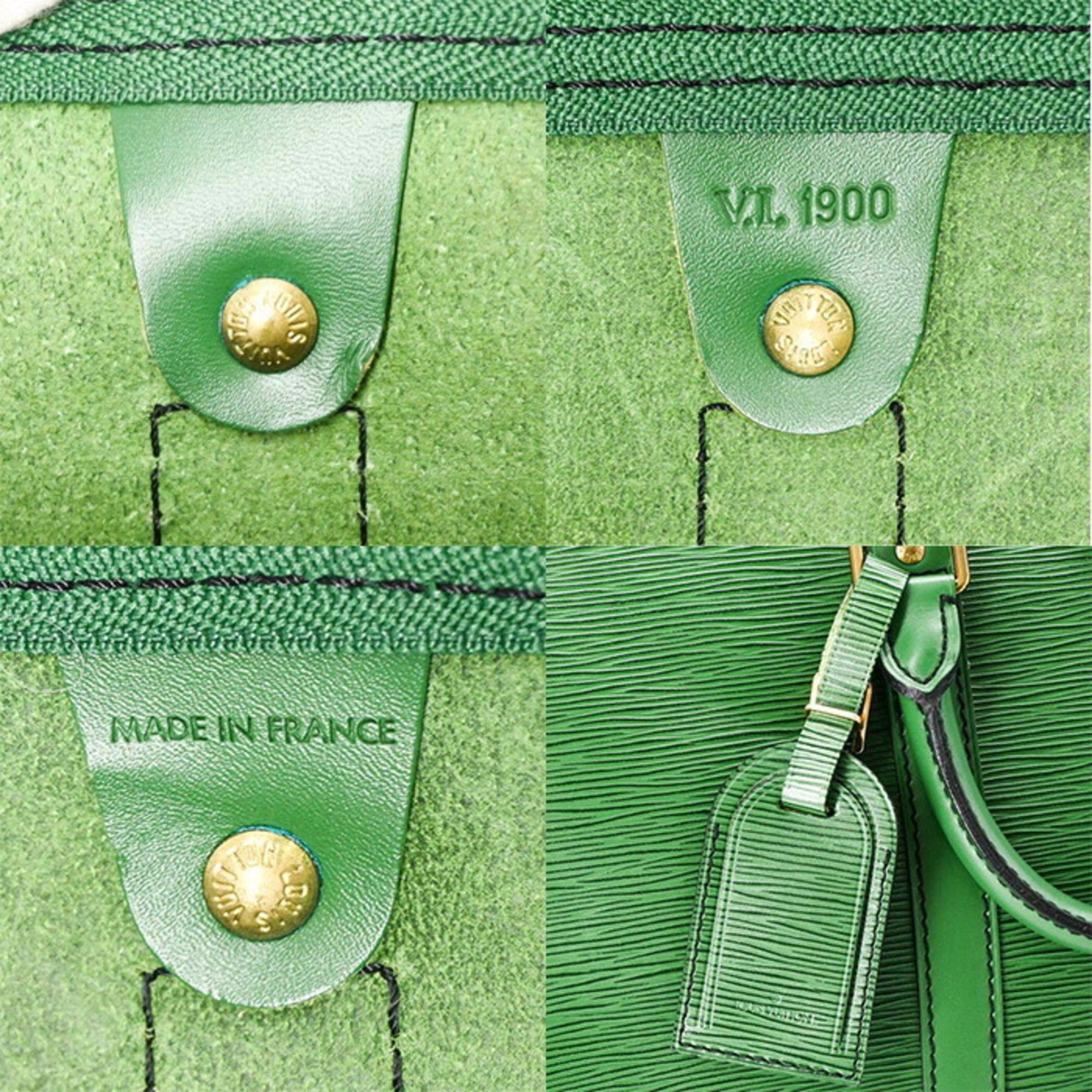 LOUIS VUITTON Epi Keepall 45 Boston Bag in Borneo Green Leather for Men and Women, M42974