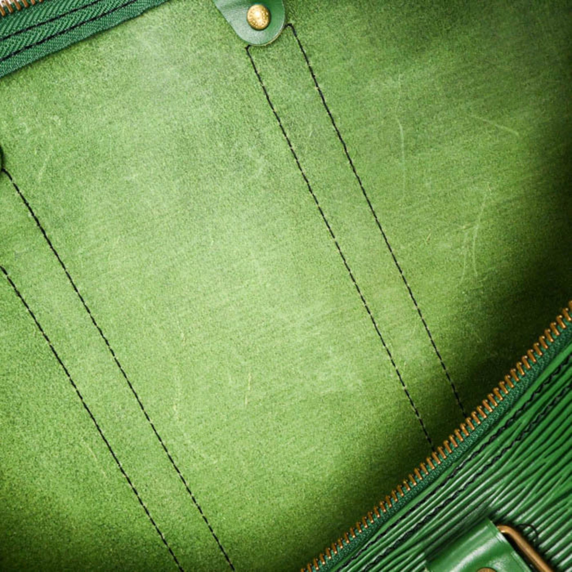 LOUIS VUITTON Epi Keepall 45 Boston Bag in Borneo Green Leather for Men and Women, M42974