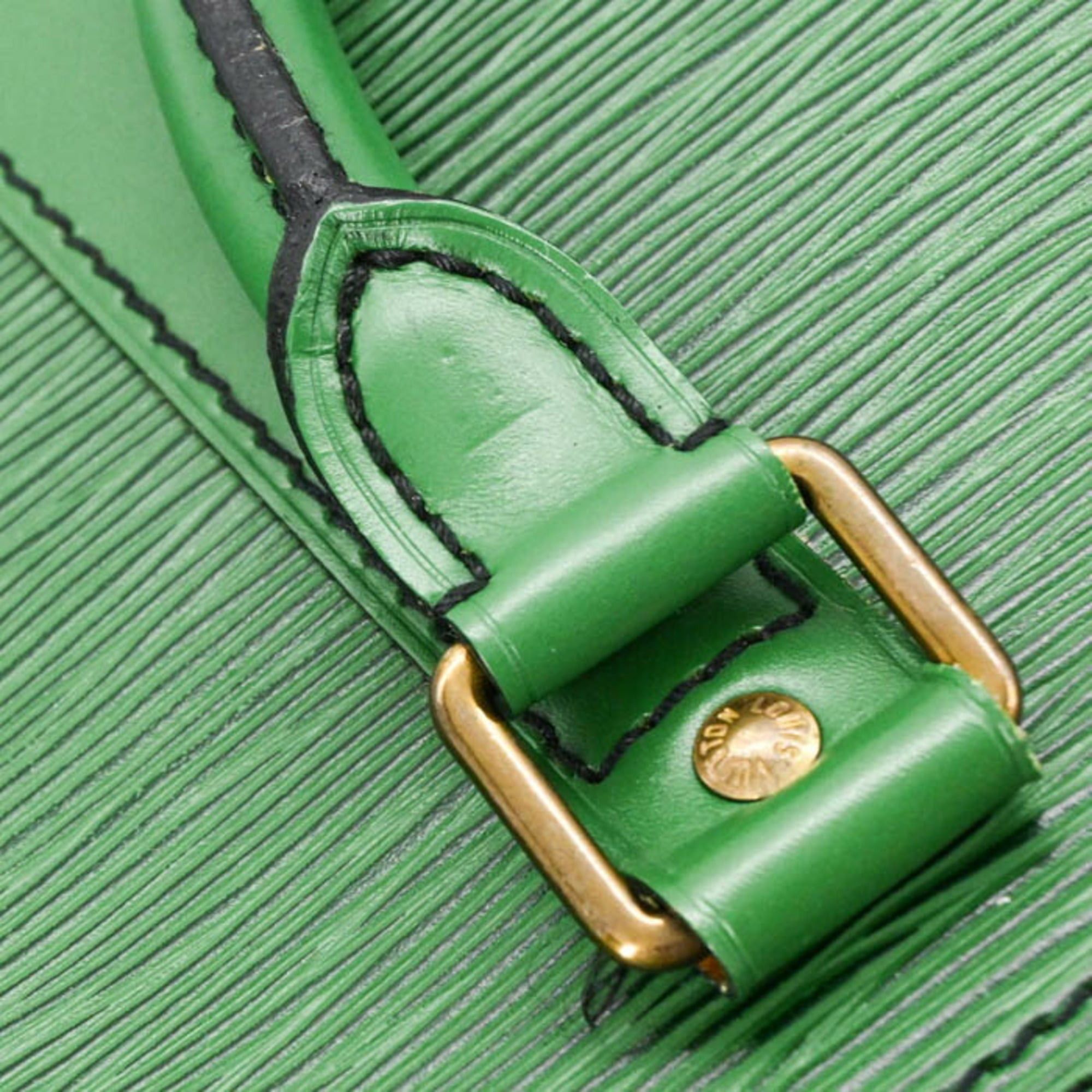 LOUIS VUITTON Epi Keepall 45 Boston Bag in Borneo Green Leather for Men and Women, M42974