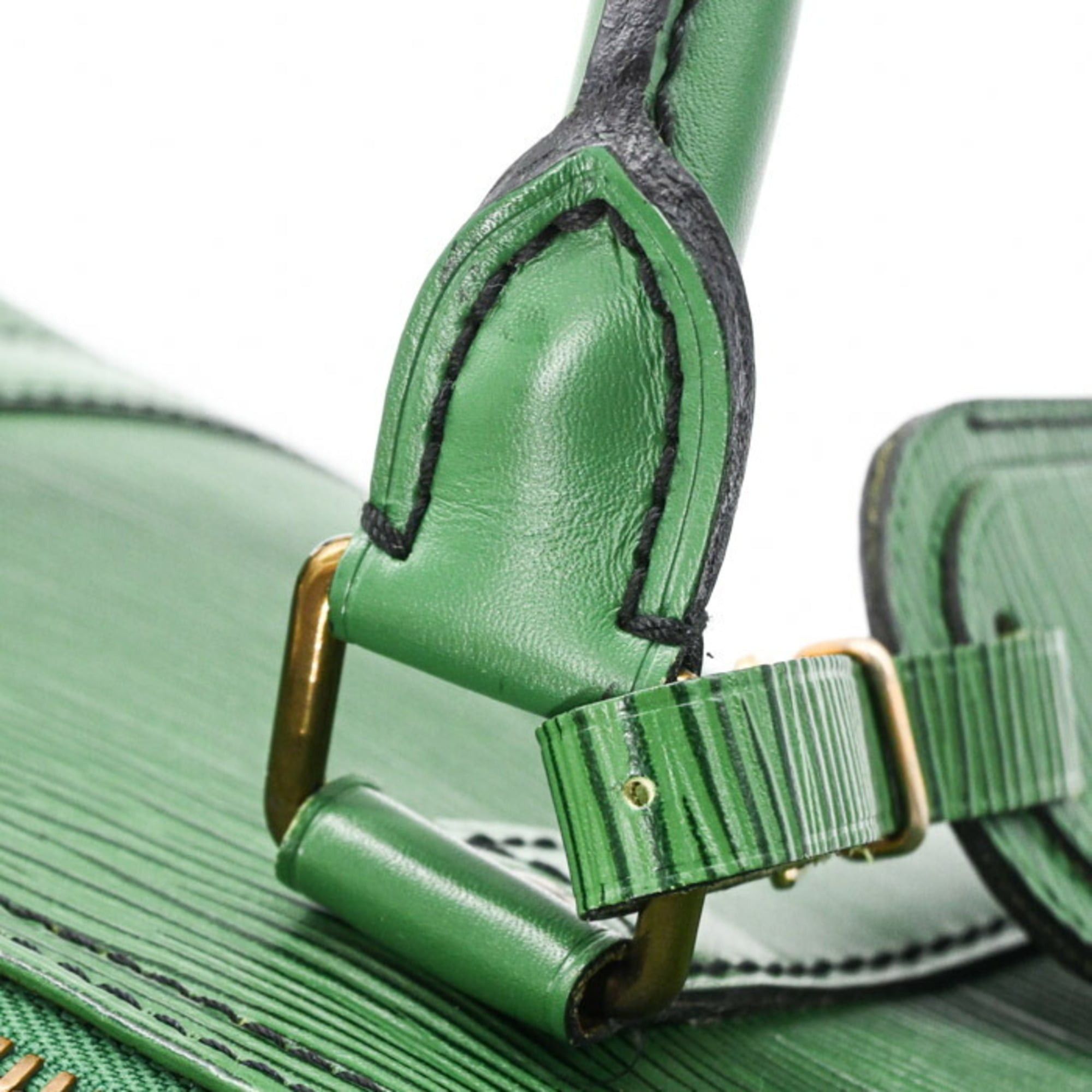LOUIS VUITTON Epi Keepall 45 Boston Bag in Borneo Green Leather for Men and Women, M42974