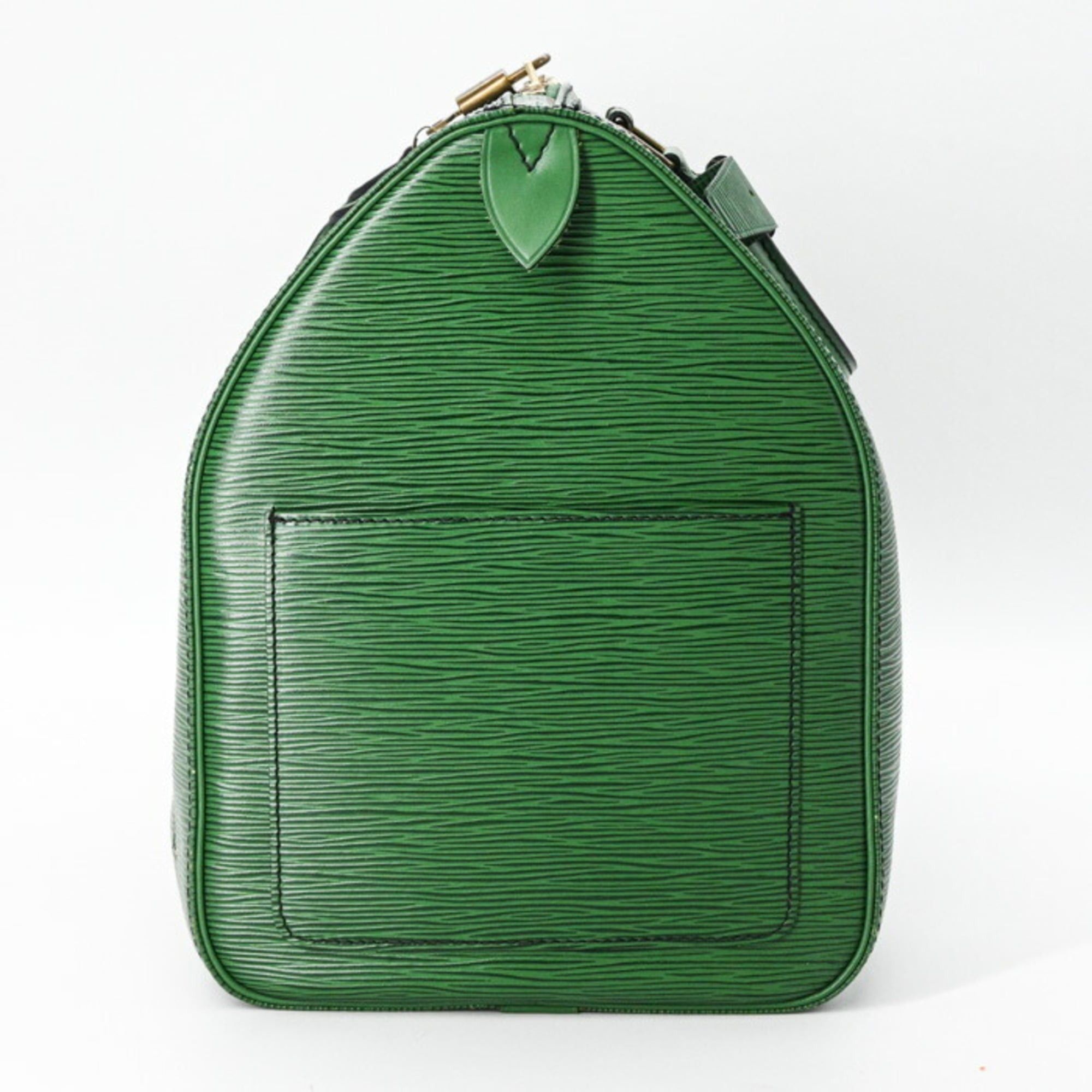 LOUIS VUITTON Epi Keepall 45 Boston Bag in Borneo Green Leather for Men and Women, M42974