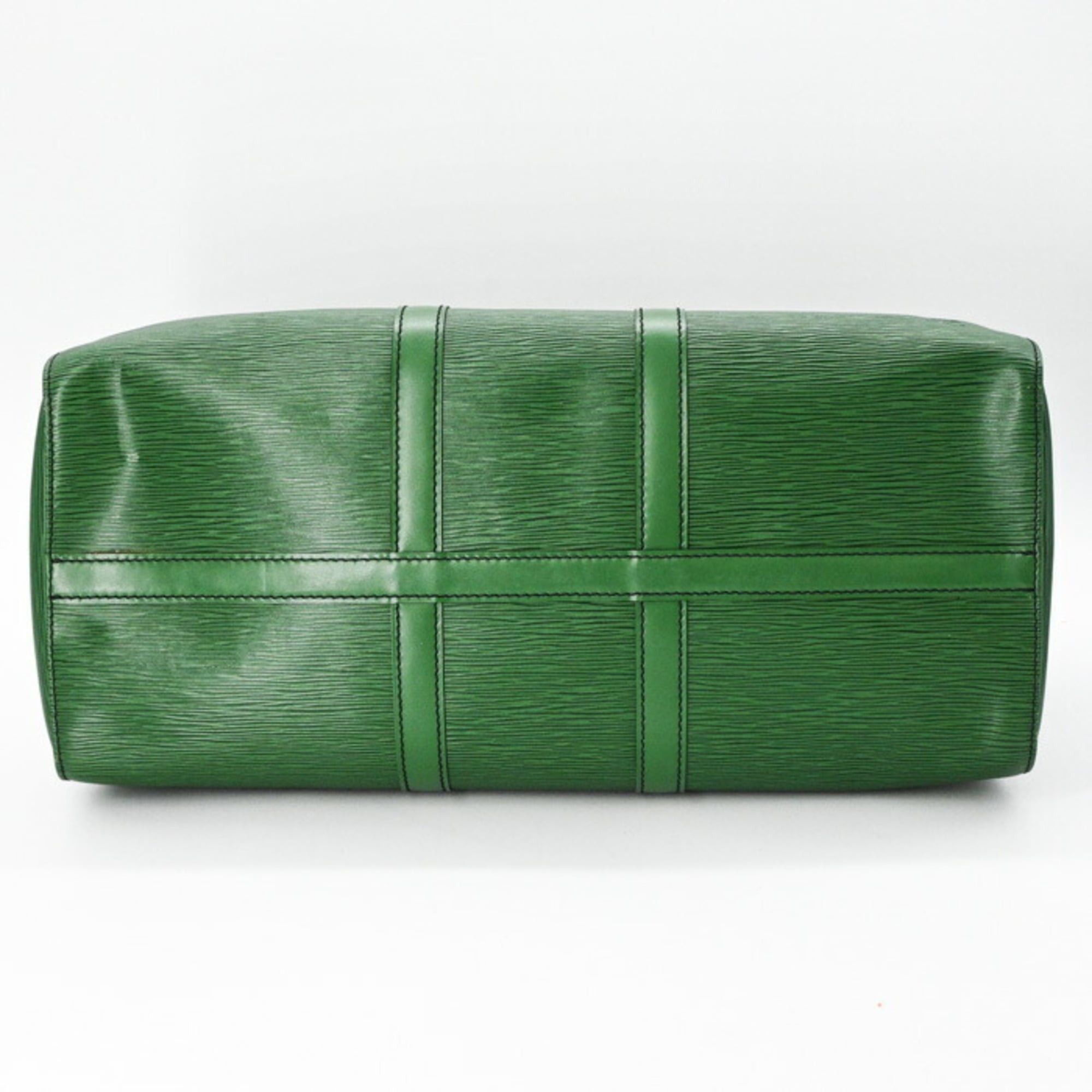 LOUIS VUITTON Epi Keepall 45 Boston Bag in Borneo Green Leather for Men and Women, M42974