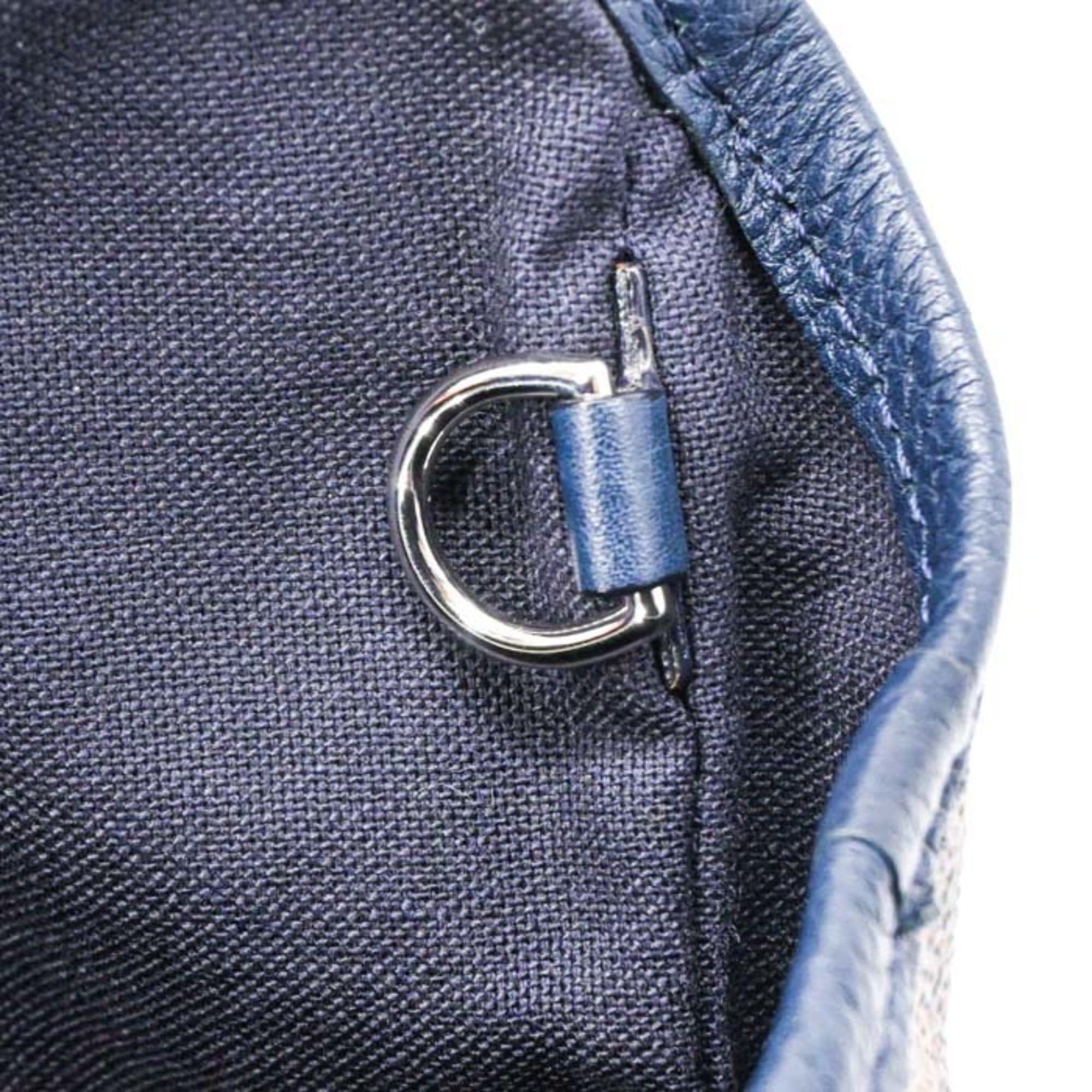 Louis Vuitton LOUIS VUITTON Damier Sprinter GM Shoulder Bag Navy Brown N41256 Size ONE SIZE - 14 Thumbnail