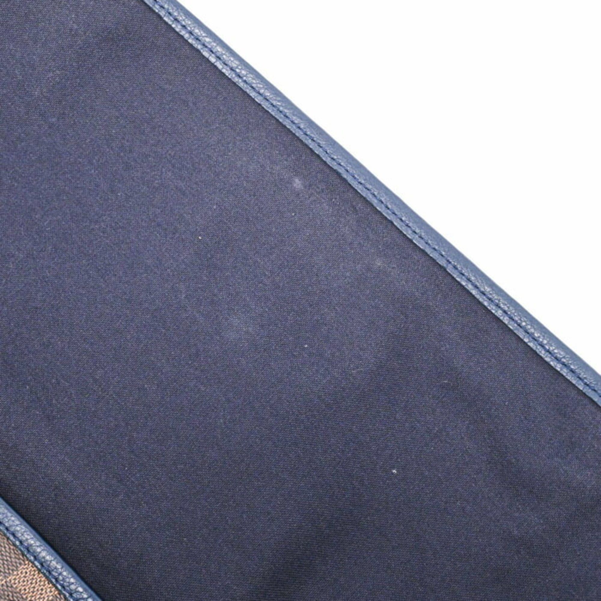 Louis Vuitton LOUIS VUITTON Damier Sprinter GM Shoulder Bag Navy Brown N41256 Size ONE SIZE - 13 Thumbnail