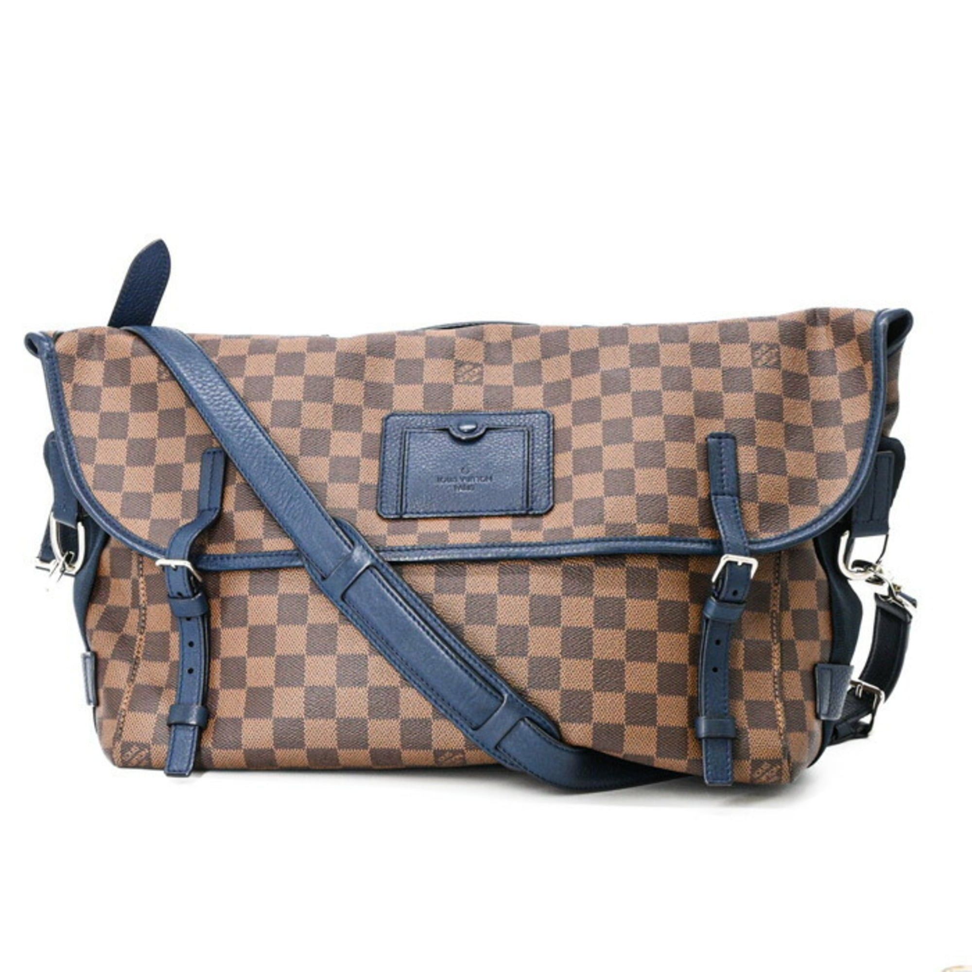 Louis Vuitton LOUIS VUITTON Damier Sprinter GM Shoulder Bag Navy Brown N41256 Size ONE SIZE - 2 Thumbnail