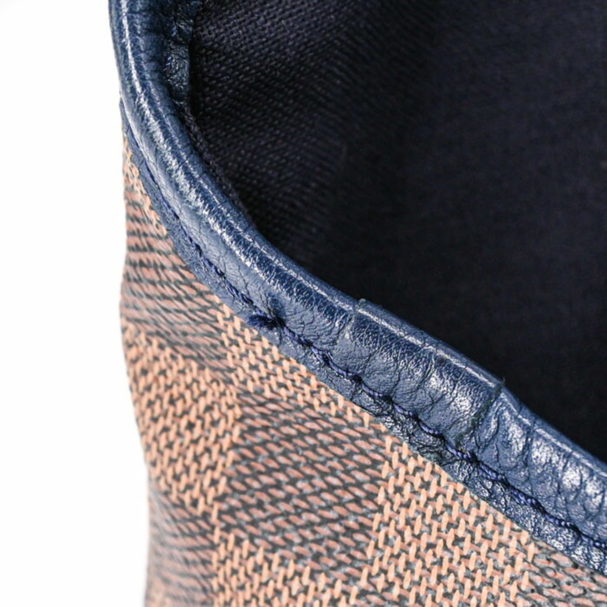 Louis Vuitton LOUIS VUITTON Damier Sprinter GM Shoulder Bag Navy Brown N41256 Size ONE SIZE - 18 Thumbnail