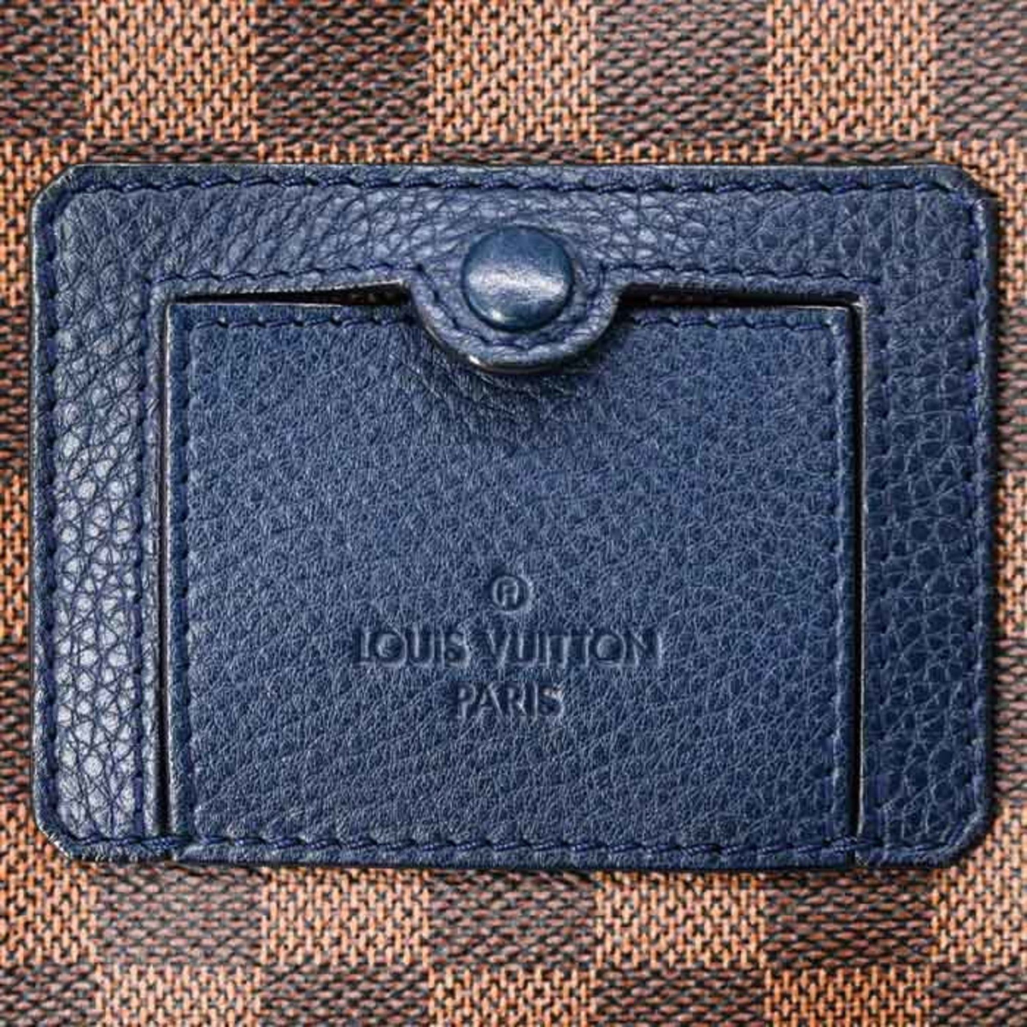 Louis Vuitton LOUIS VUITTON Damier Sprinter GM Shoulder Bag Navy Brown N41256 Size ONE SIZE - 9 Thumbnail