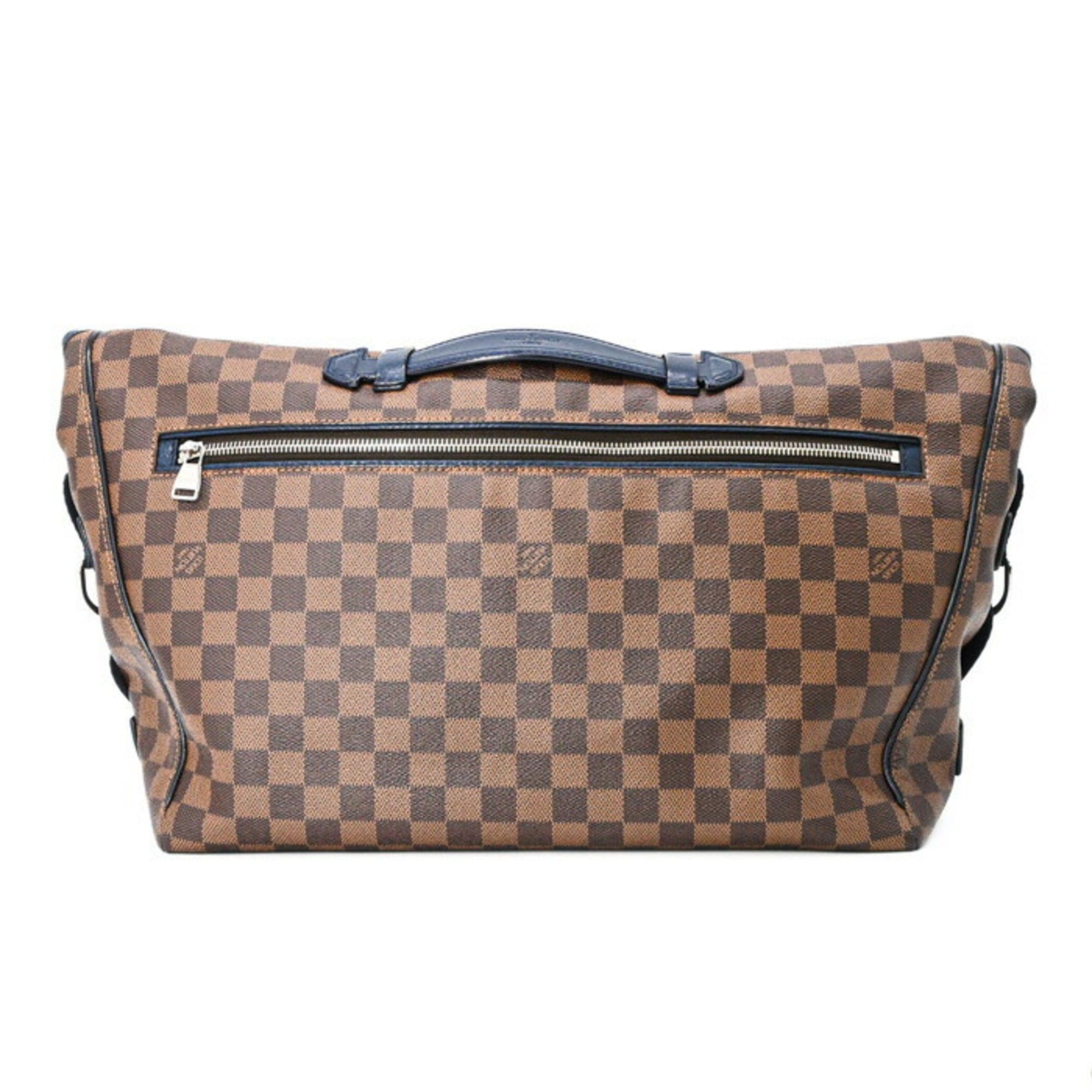 Louis Vuitton LOUIS VUITTON Damier Sprinter GM Shoulder Bag Navy Brown N41256 Size ONE SIZE - 3 Thumbnail