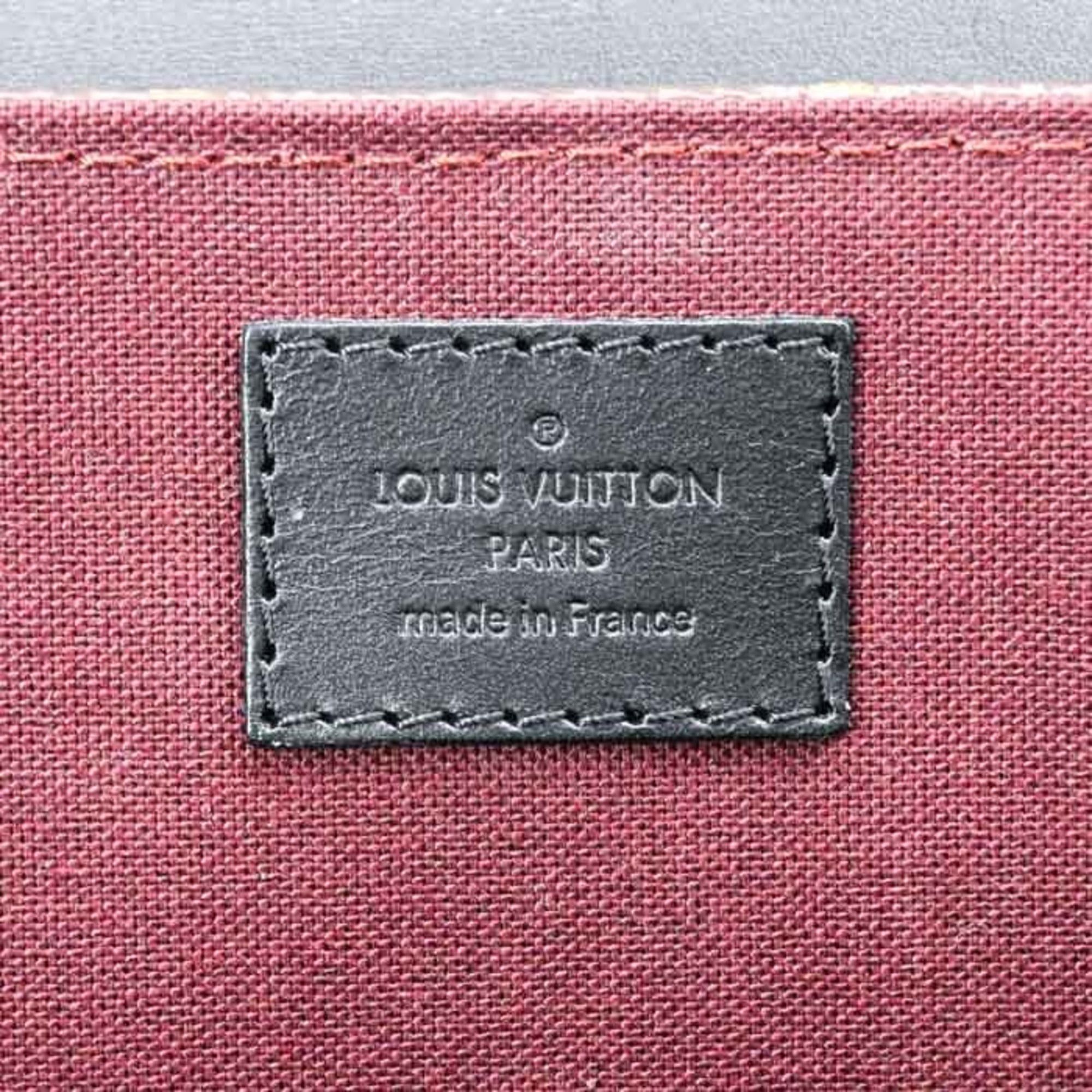 Louis Vuitton LOUIS VUITTON Monogram Macassar Parc Backpack, Leather, Brown and Black, M40637 Size ONE SIZE - 18 Thumbnail