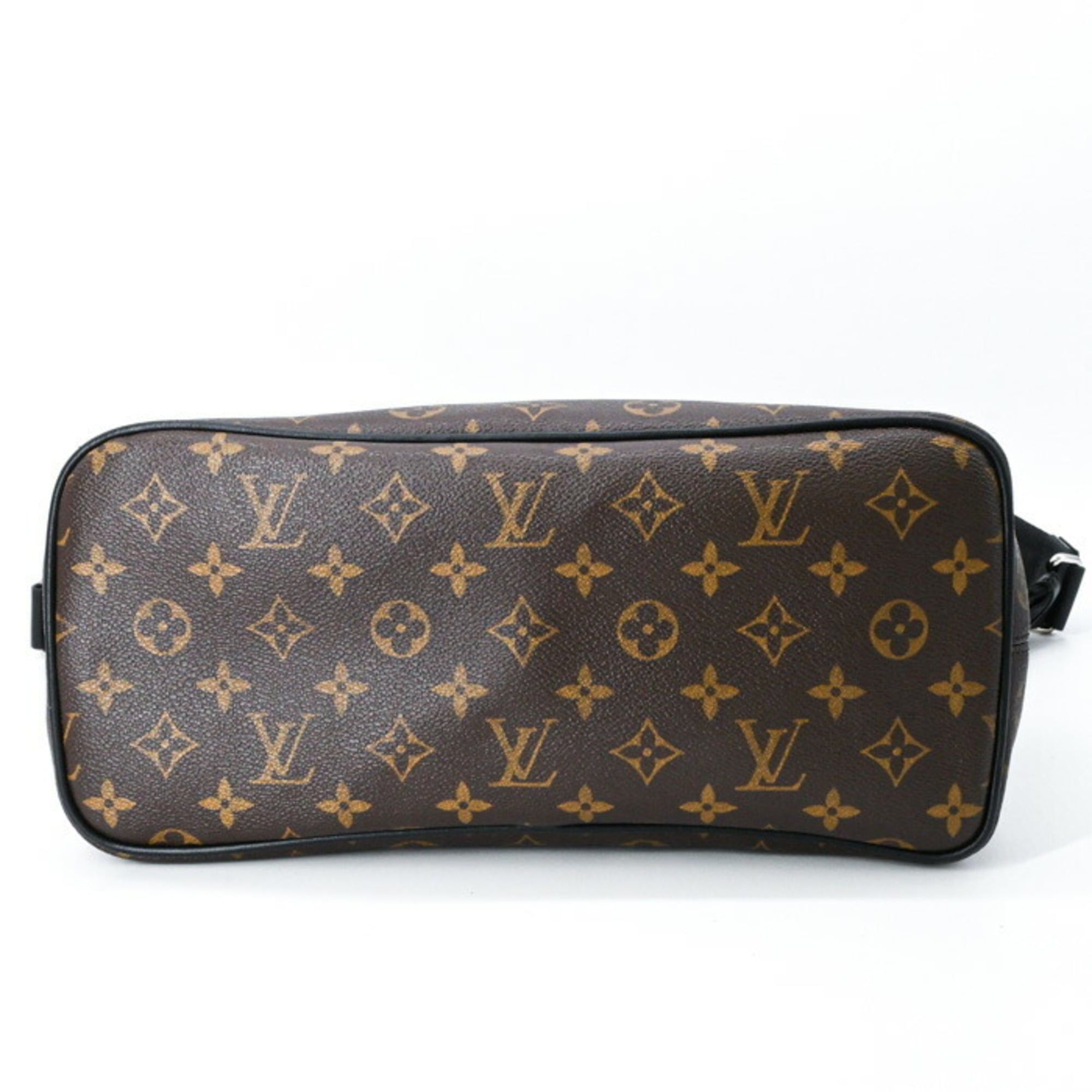 Louis Vuitton LOUIS VUITTON Monogram Macassar Parc Backpack, Leather, Brown and Black, M40637 Size ONE SIZE - 5 Thumbnail