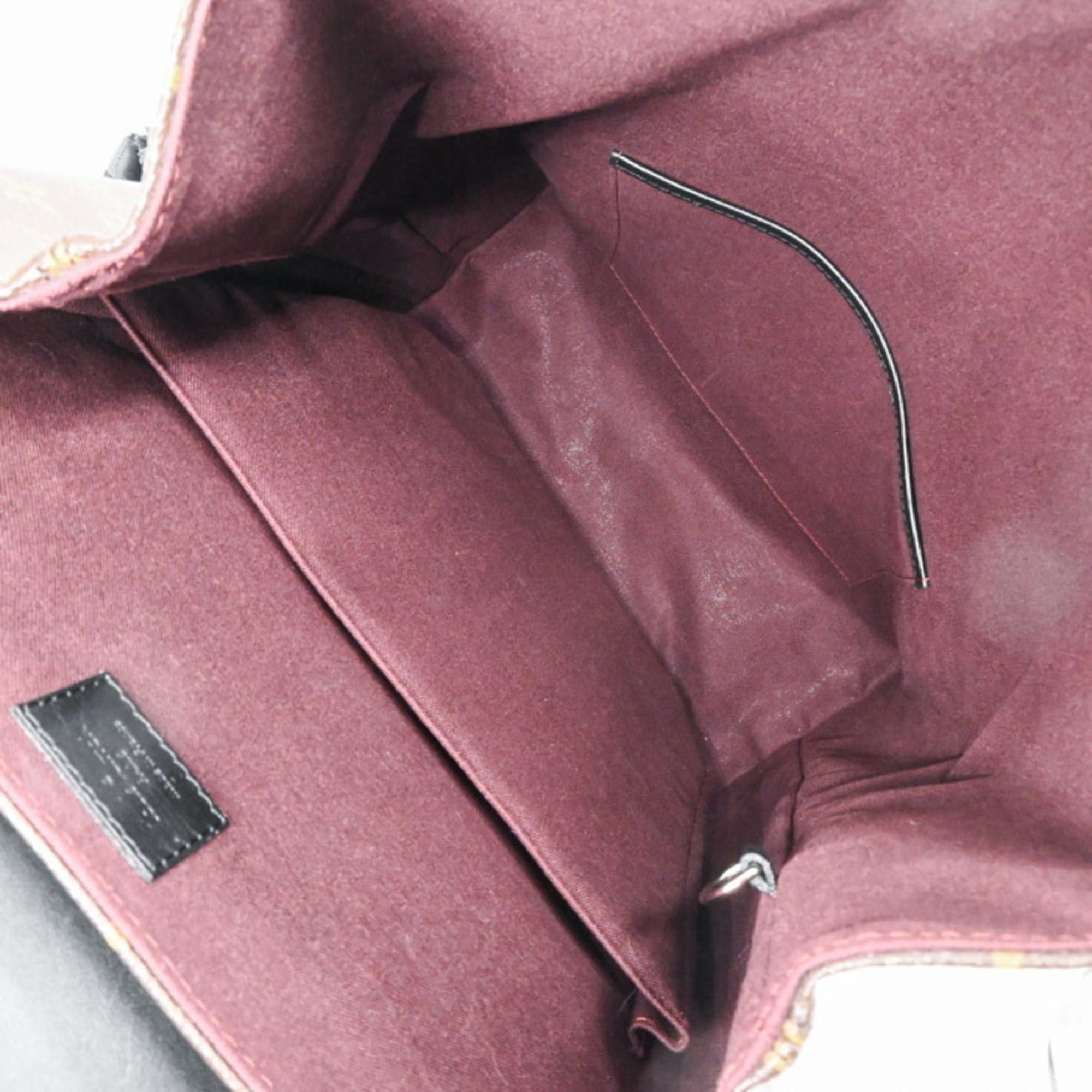 Louis Vuitton LOUIS VUITTON Monogram Macassar Parc Backpack, Leather, Brown and Black, M40637 Size ONE SIZE - 17 Thumbnail