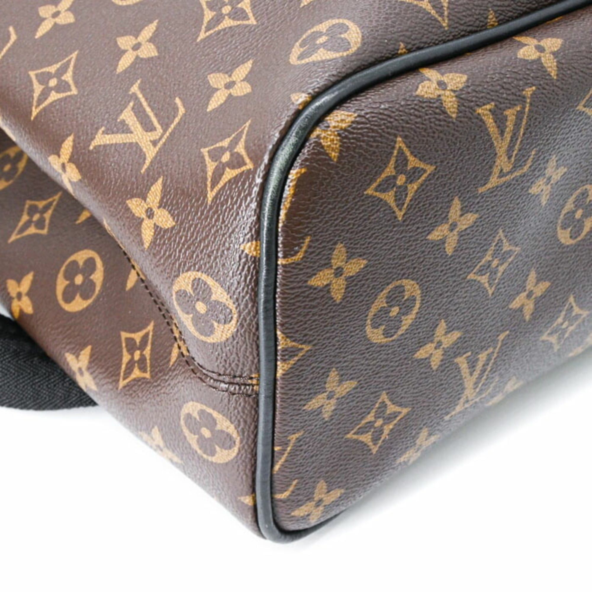 Louis Vuitton LOUIS VUITTON Monogram Macassar Parc Backpack, Leather, Brown and Black, M40637 Size ONE SIZE - 12 Thumbnail