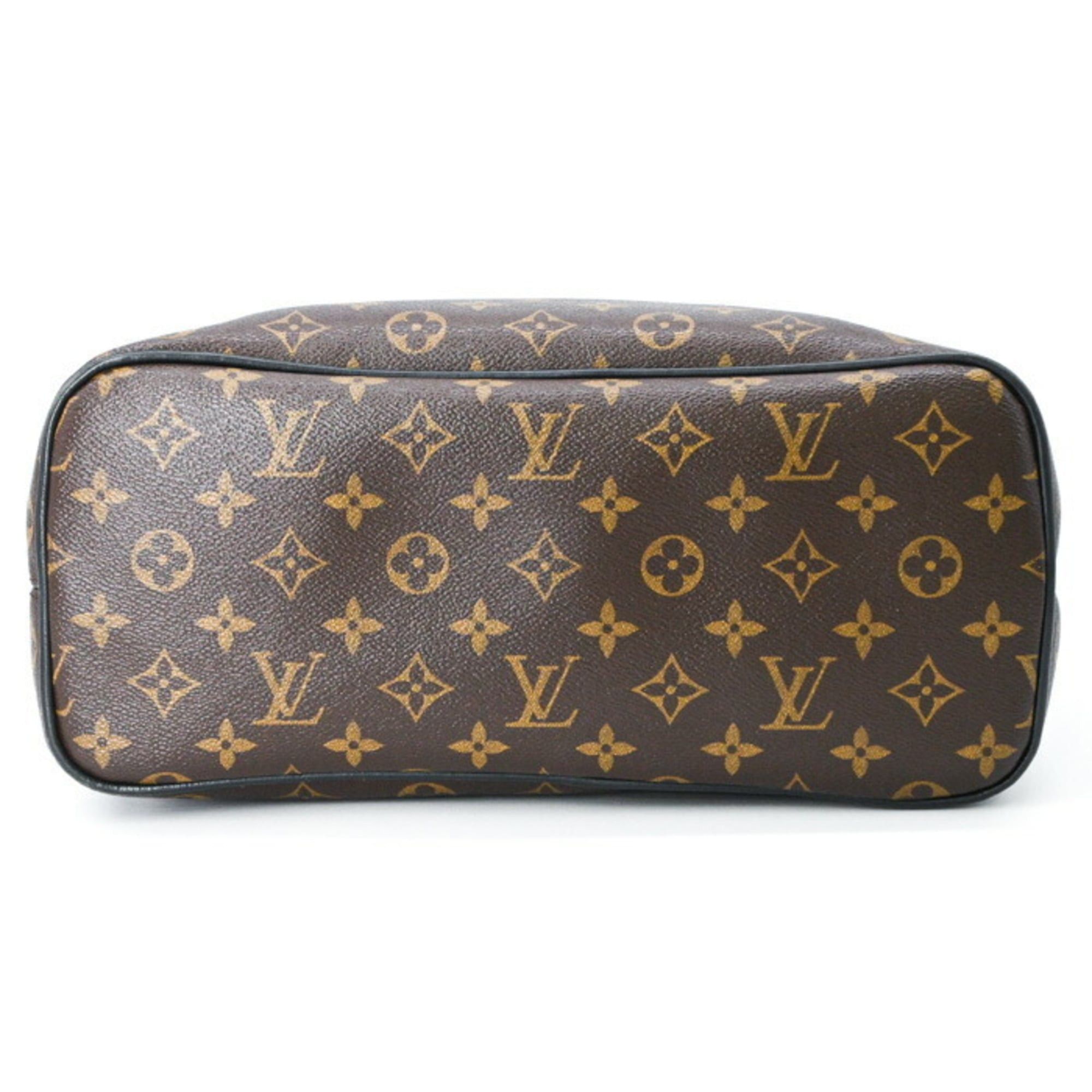 Louis Vuitton LOUIS VUITTON Monogram Macassar Parc Backpack, Leather, Brown and Black, M40637 Size ONE SIZE - 5 Thumbnail