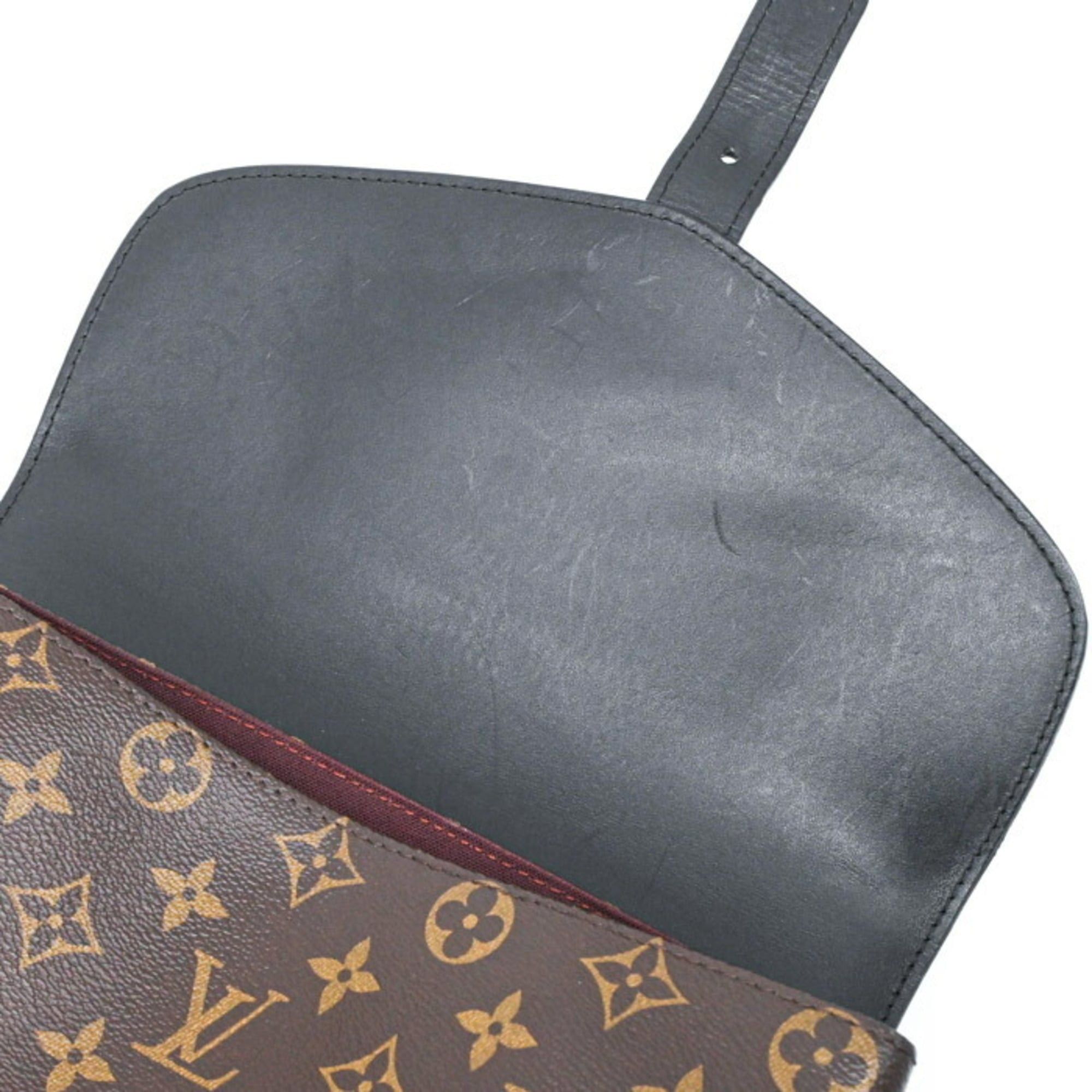 Louis Vuitton LOUIS VUITTON Monogram Macassar Parc Backpack, Leather, Brown and Black, M40637 Size ONE SIZE - 9 Thumbnail