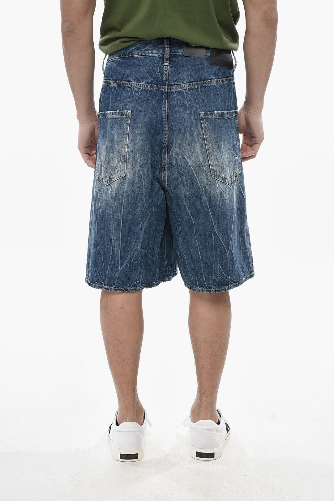 Dsquared2 5-Pocket Denim Shorts with Logo Button Size US 34 / EU 50 - 4 Thumbnail